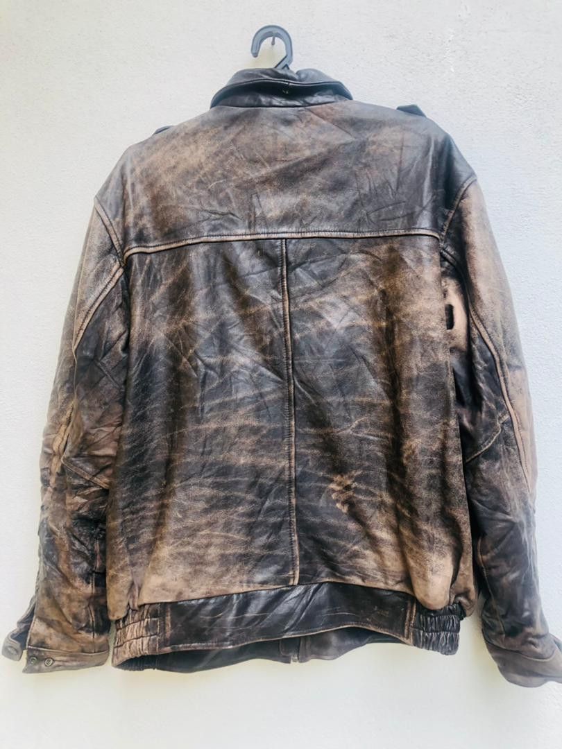 Japanese Brand × Vintage Vintage Politician Sucker Fashion Style Leather Jacket Size US L / EU 52-54 / 3 - 8 Thumbnail