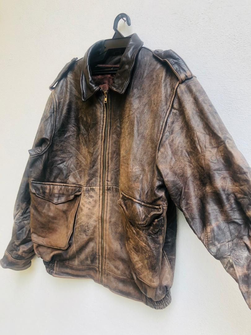 Japanese Brand × Vintage Vintage Politician Sucker Fashion Style Leather Jacket Size US L / EU 52-54 / 3 - 2 Thumbnail