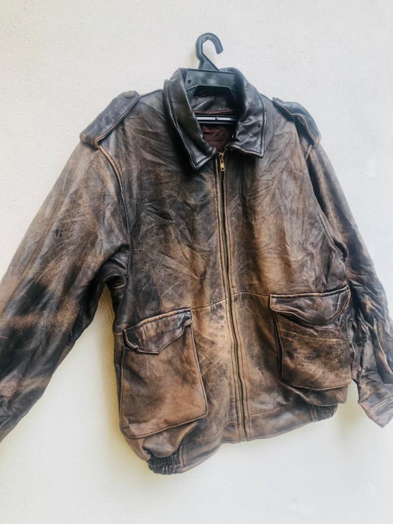 Japanese Brand × Vintage Vintage Politician Sucker Fashion Style Leather Jacket Size US L / EU 52-54 / 3 - 5 Thumbnail