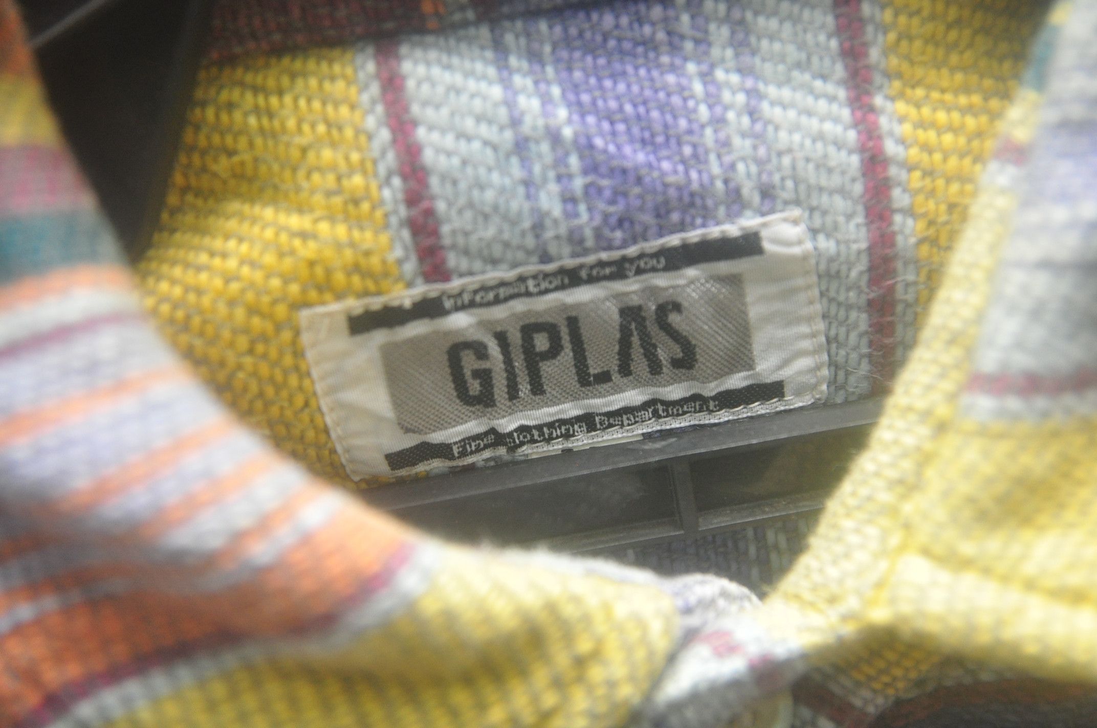 Designer × Japanese Brand Vintage Giplas Multicolour Long Sleeve Travis Scott Style Size US L / EU 52-54 / 3 - 6 Thumbnail