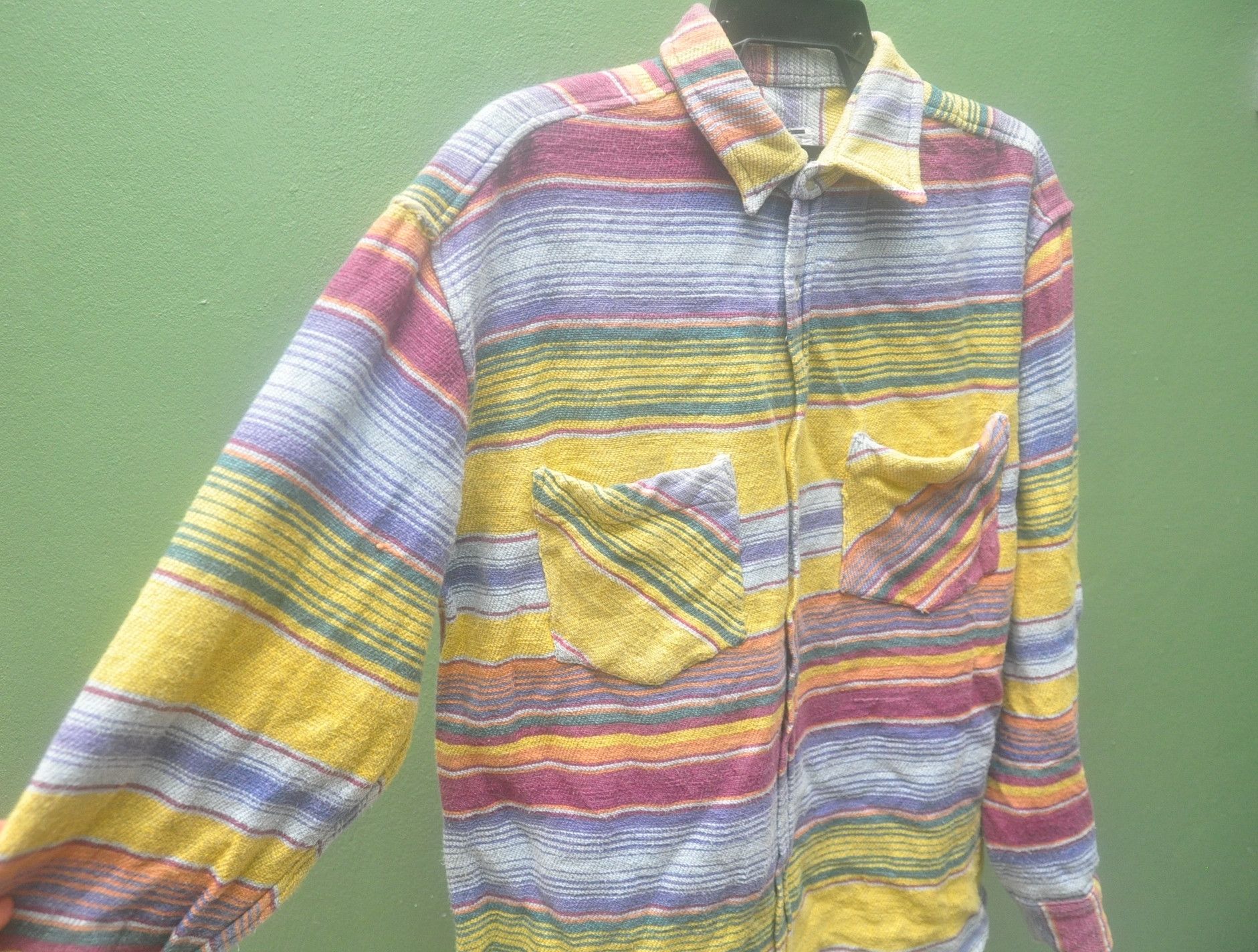 Designer × Japanese Brand Vintage Giplas Multicolour Long Sleeve Travis Scott Style Size US L / EU 52-54 / 3 - 5 Thumbnail
