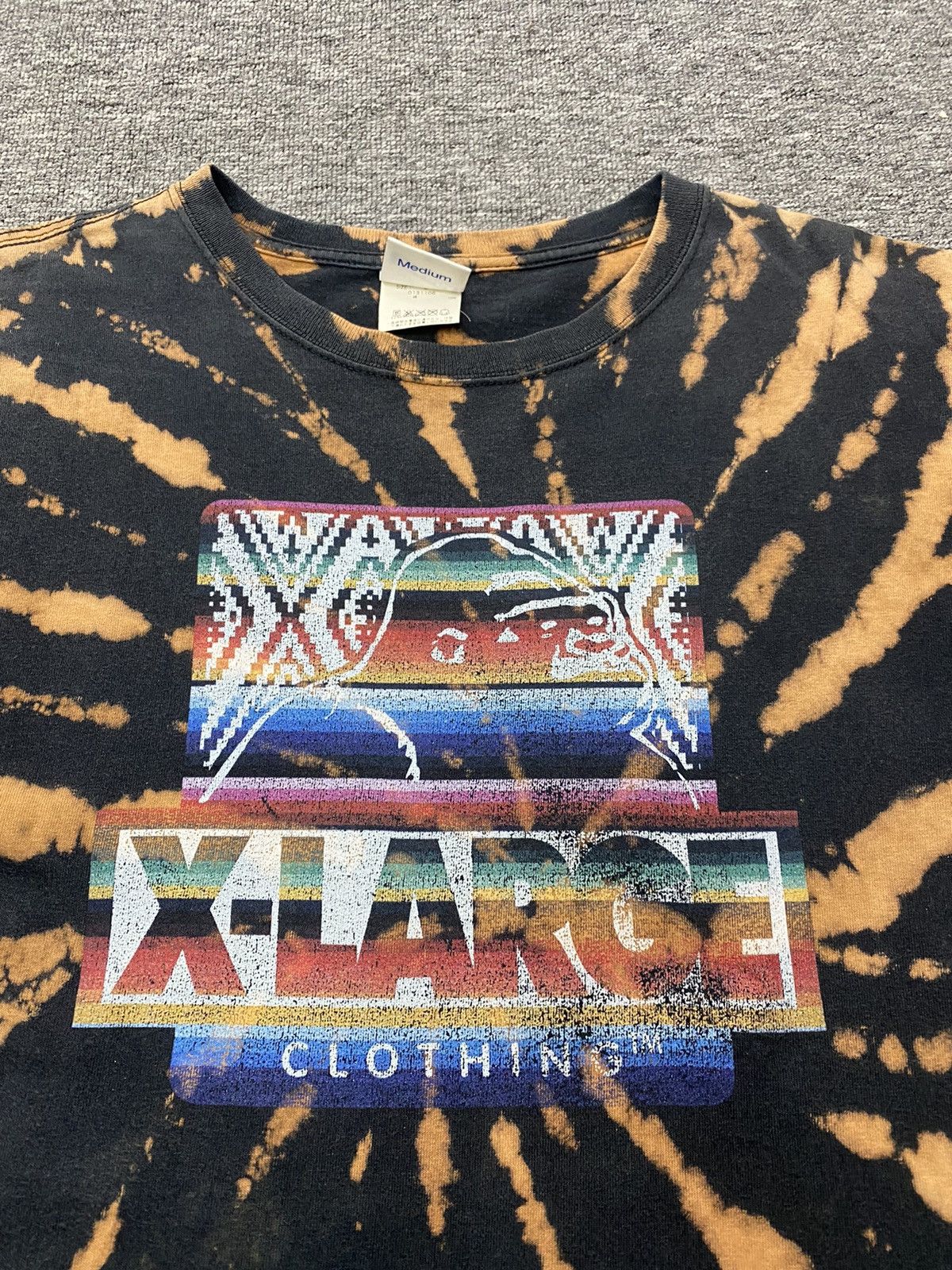 Xlarge Vintage Xlarge Tie Dye Tshirt OG logo Rainbow Size US M / EU 48-50 / 2 - 3 Thumbnail
