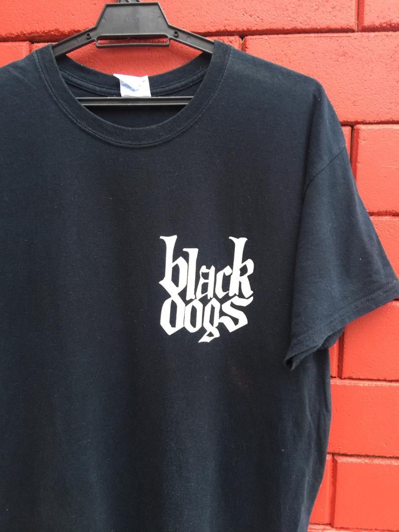 Band Tees × Vintage Black Dog Slang Chips Gravy Northen Bastard Shirt Size US L / EU 52-54 / 3 - 3 Thumbnail