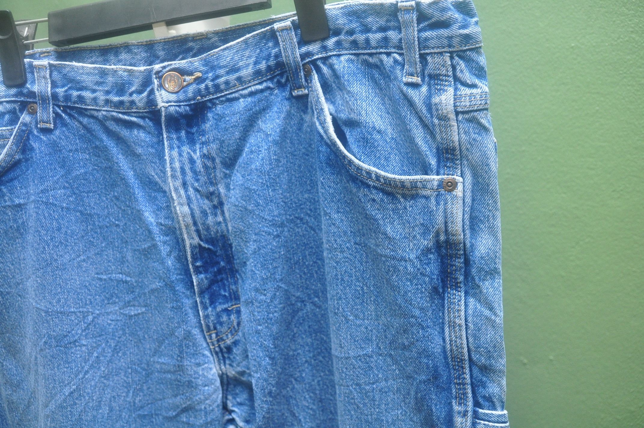 Dickies × Vintage Vintage Dickies Worker Sky Blue Colour Denim Jeans Size US 38 / EU 54 - 6 Thumbnail