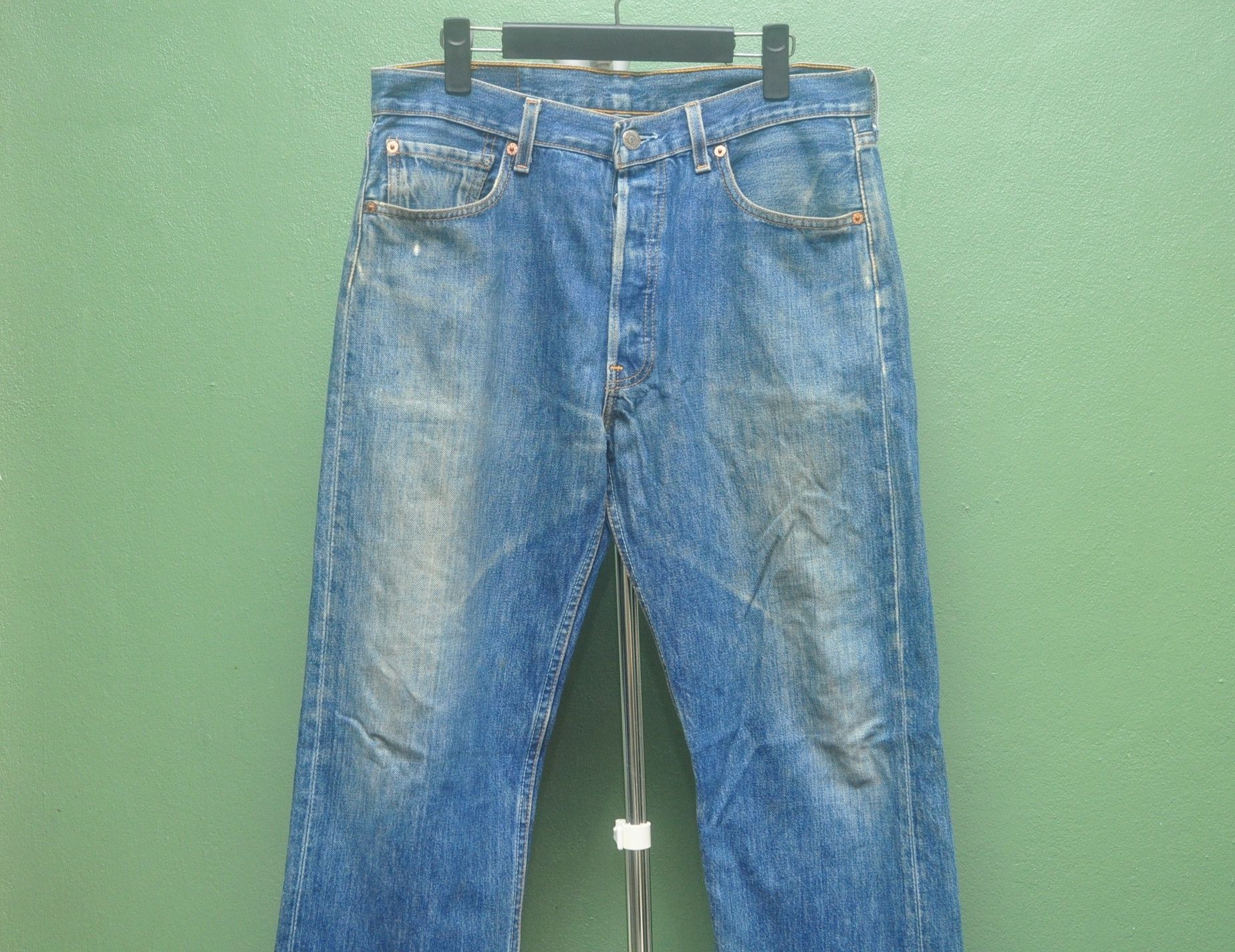 Levi's Vintage Clothing Vintage Levis Made In Usa Denim Jeans Designer Fashion Size US 33 - 4 Thumbnail