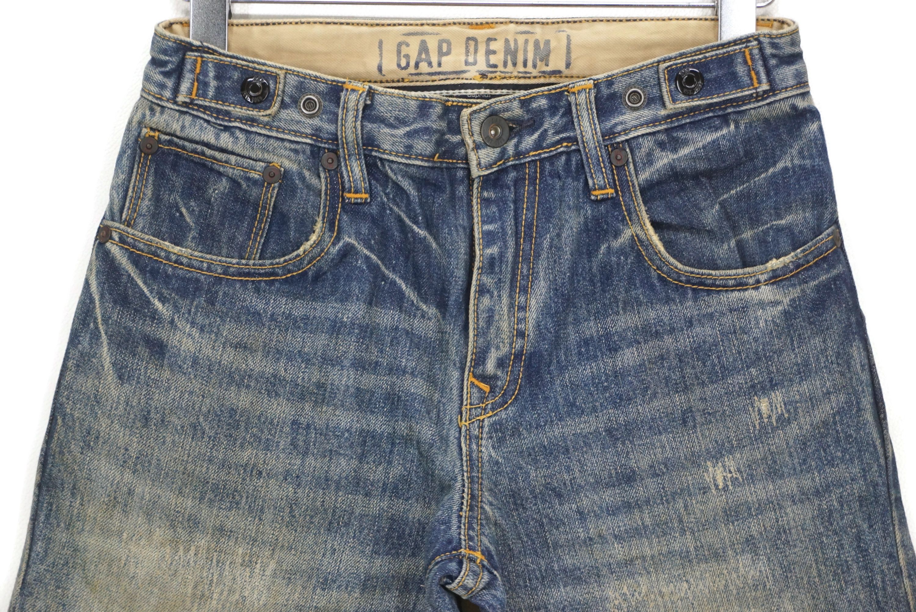 Gap Gap Jeans Distressed Jeans Irregular Faded Jeans Size US 27 - 3 Thumbnail