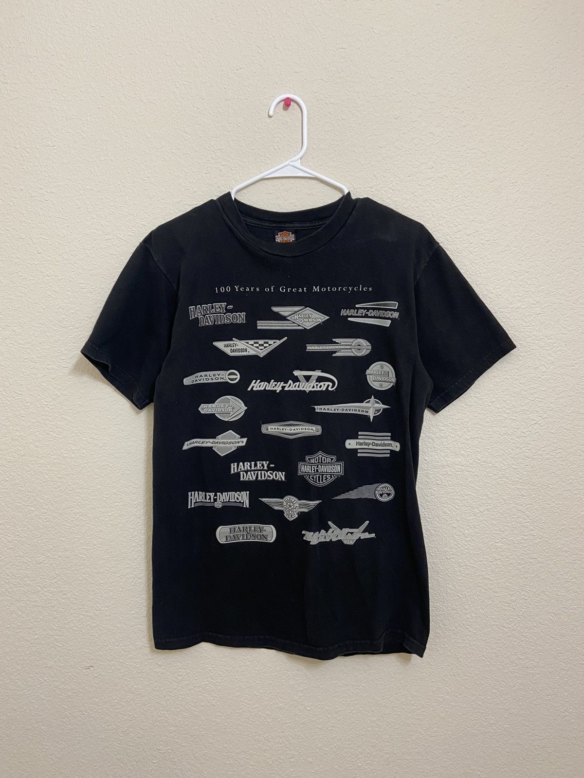 Harley Davidson Vintage 90s Harley Davidson El Paso Texas Graphic Tee Size US M / EU 48-50 / 2 - 1 Thumbnail