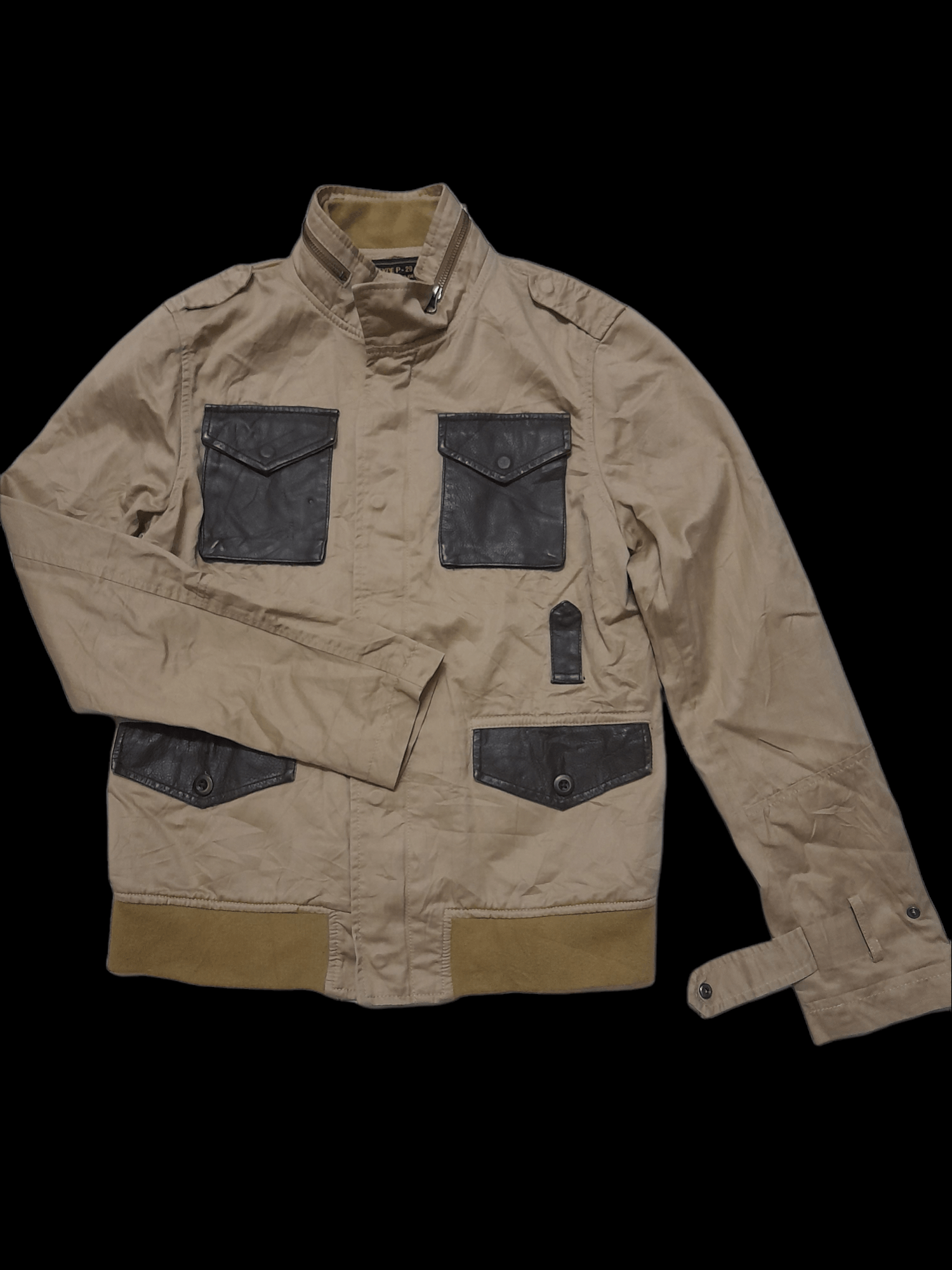 Japanese Brand × Leather 291295=HOMME JACKET COWHIDE BONDAGE (D605) Size US M / EU 48-50 / 2 - 7 Thumbnail