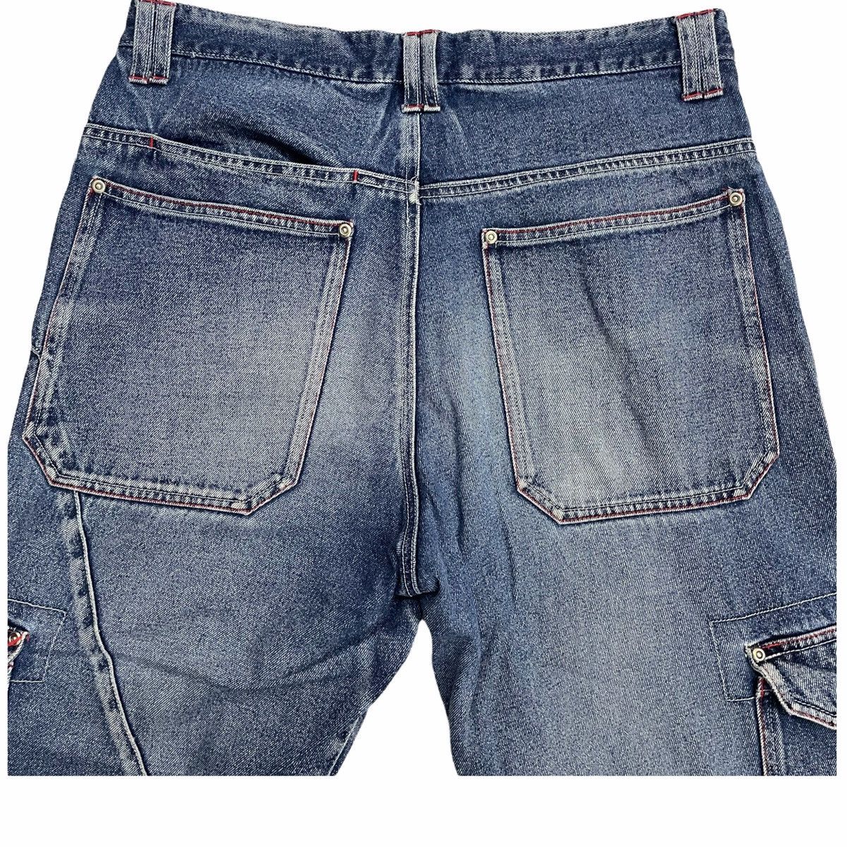 Japanese Brand STEAL💥 DACK DIVE HIPHOP STYLE MULTIPOCKET DENIM JEAN PANT Size US 34 / EU 50 - 6 Thumbnail