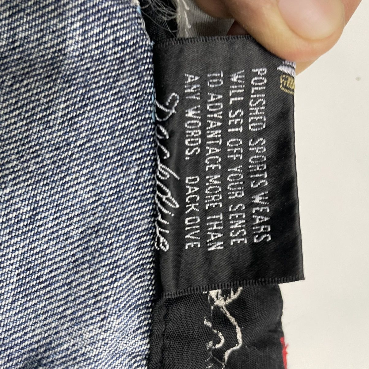 Japanese Brand STEAL💥 DACK DIVE HIPHOP STYLE MULTIPOCKET DENIM JEAN PANT Size US 34 / EU 50 - 8 Thumbnail