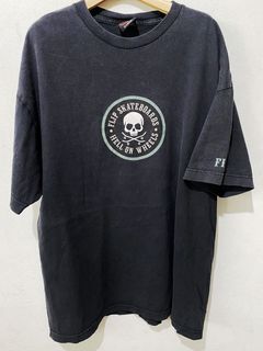 Vintage Vintage 90s Flip Skateboard T Shirt Black Color, Grailed