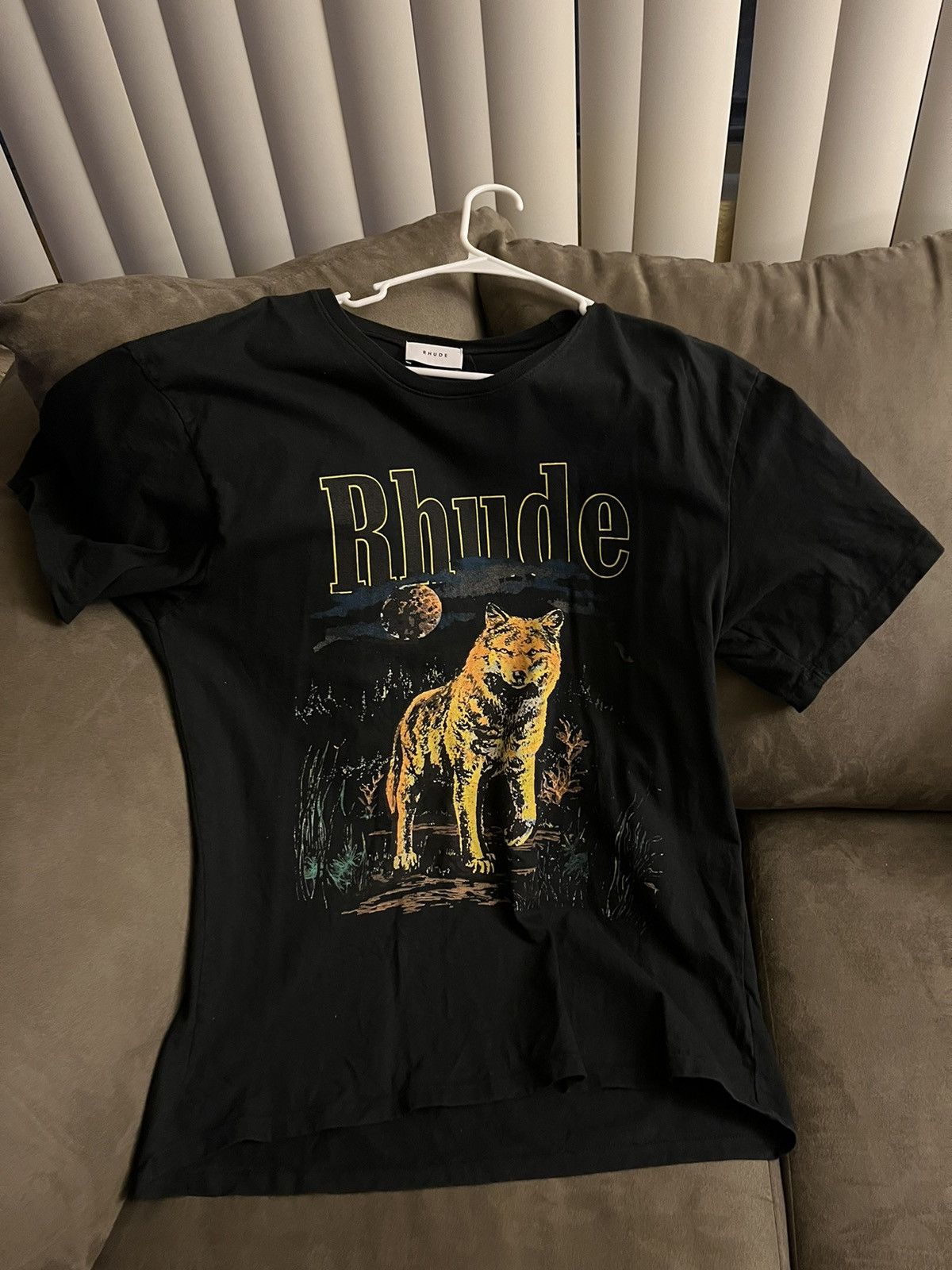 Rhude rhude wolf tee | Grailed