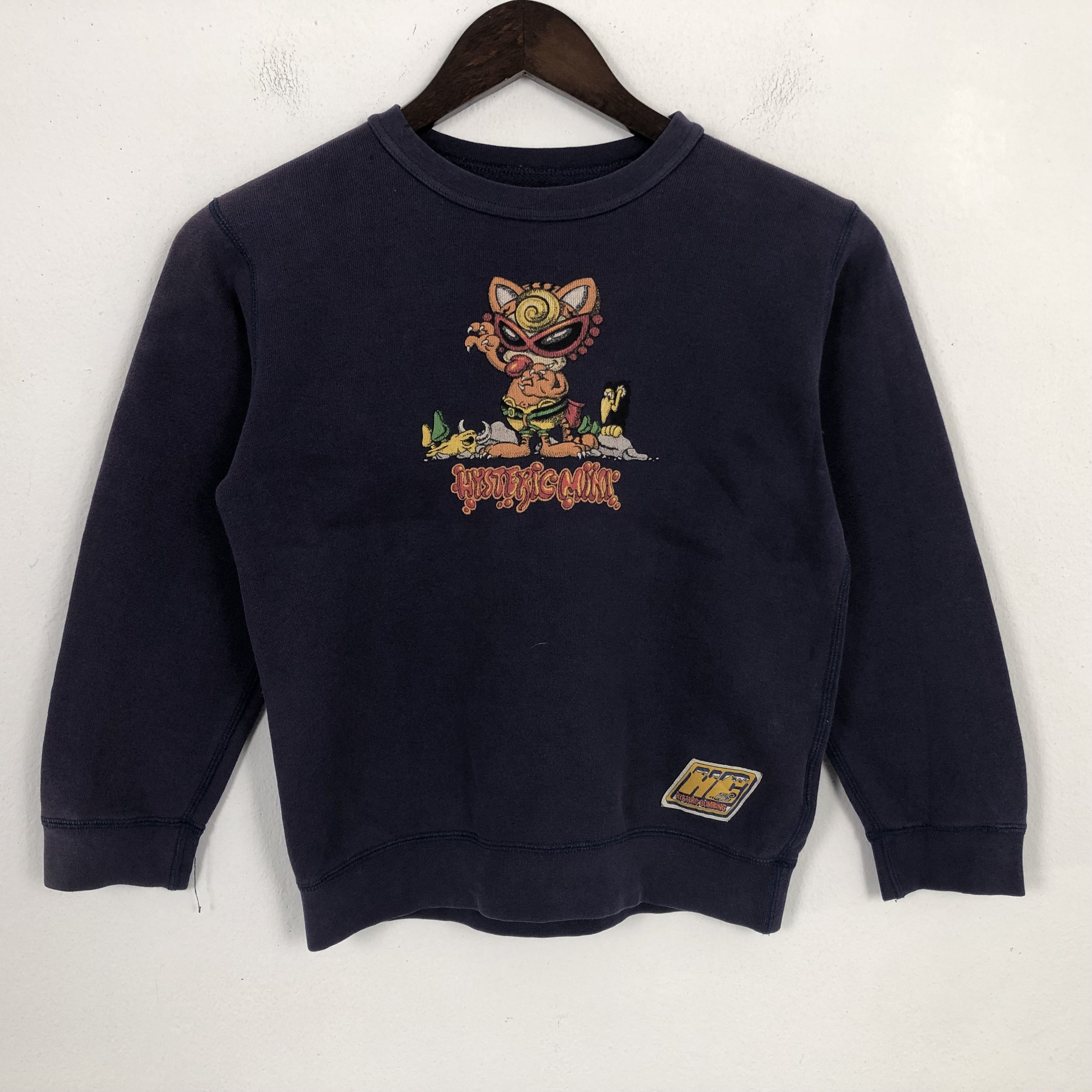 Hysteric Glamour Vintage Hysteric Mini Nice Logo Design Sweatshirt Size XXS / US 00 / IT 34 - 1 Thumbnail