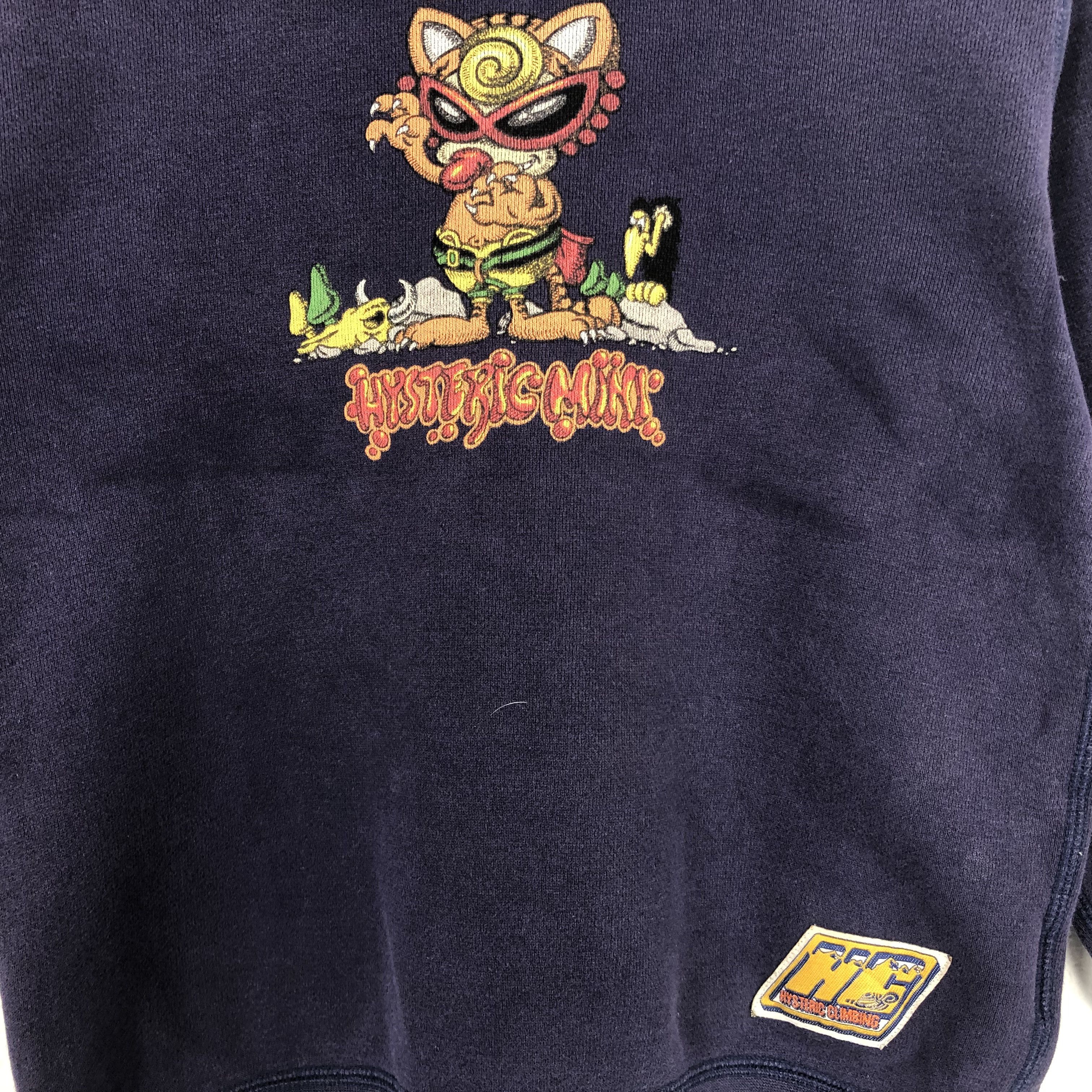 Hysteric Glamour Vintage Hysteric Mini Nice Logo Design Sweatshirt Size XXS / US 00 / IT 34 - 2 Thumbnail