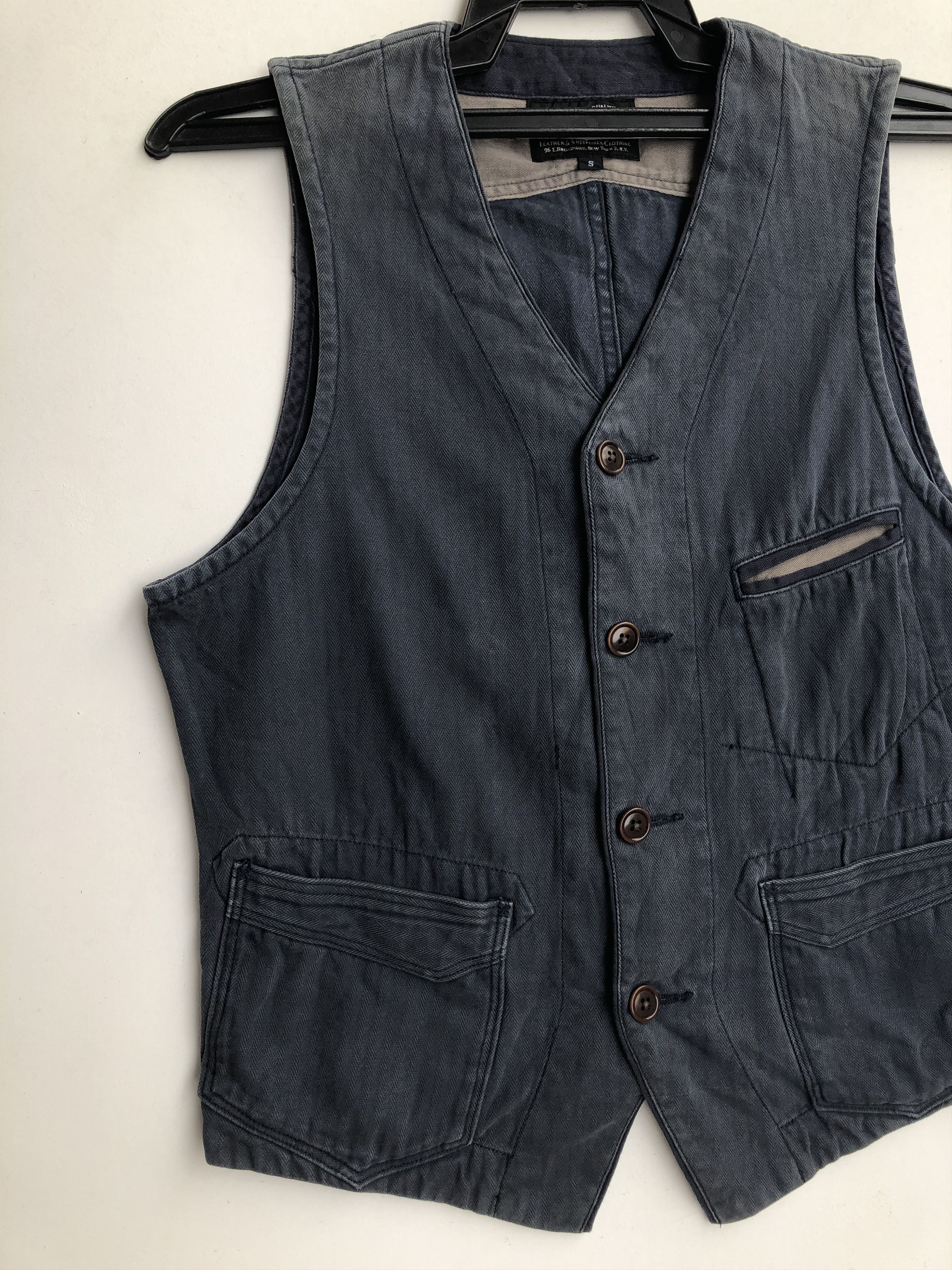 Schott × Vintage VINTAGE 90’s SCHOTT BROS. PERFECTO VEST Size US S / EU 44-46 / 1 - 4 Thumbnail