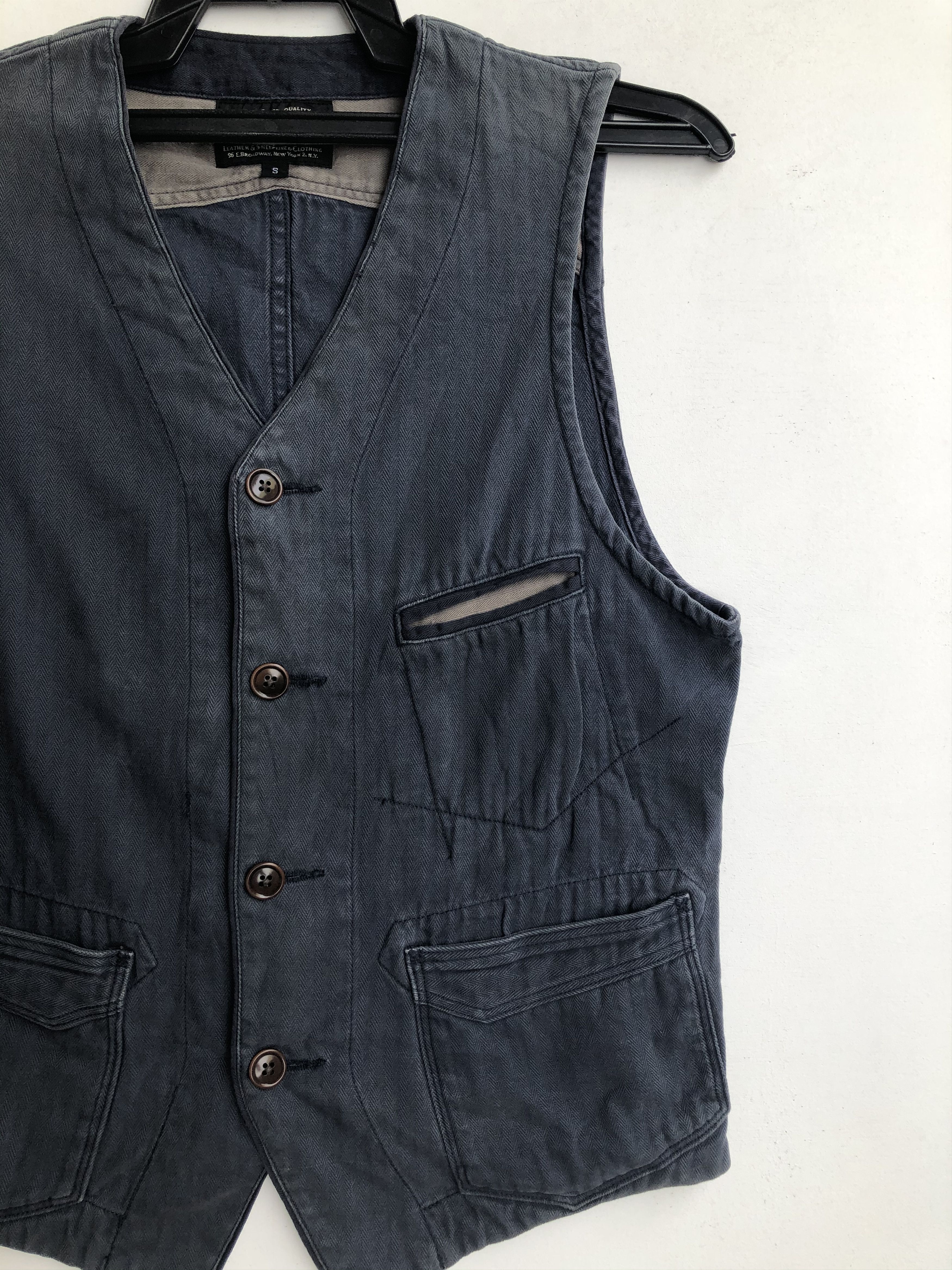 Schott × Vintage VINTAGE 90’s SCHOTT BROS. PERFECTO VEST Size US S / EU 44-46 / 1 - 2 Thumbnail