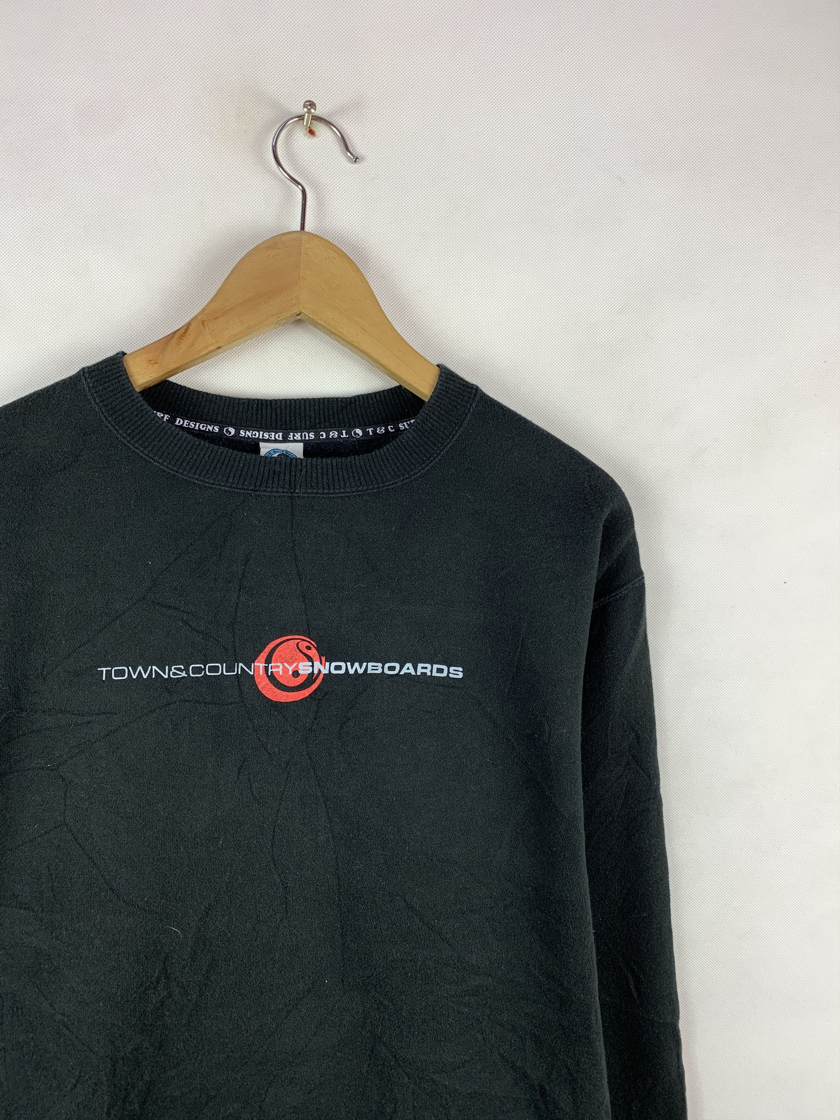 Vintage 🔥T&C Surf Snowboard Sweatshirt Size US M / EU 48-50 / 2 - 3 Thumbnail
