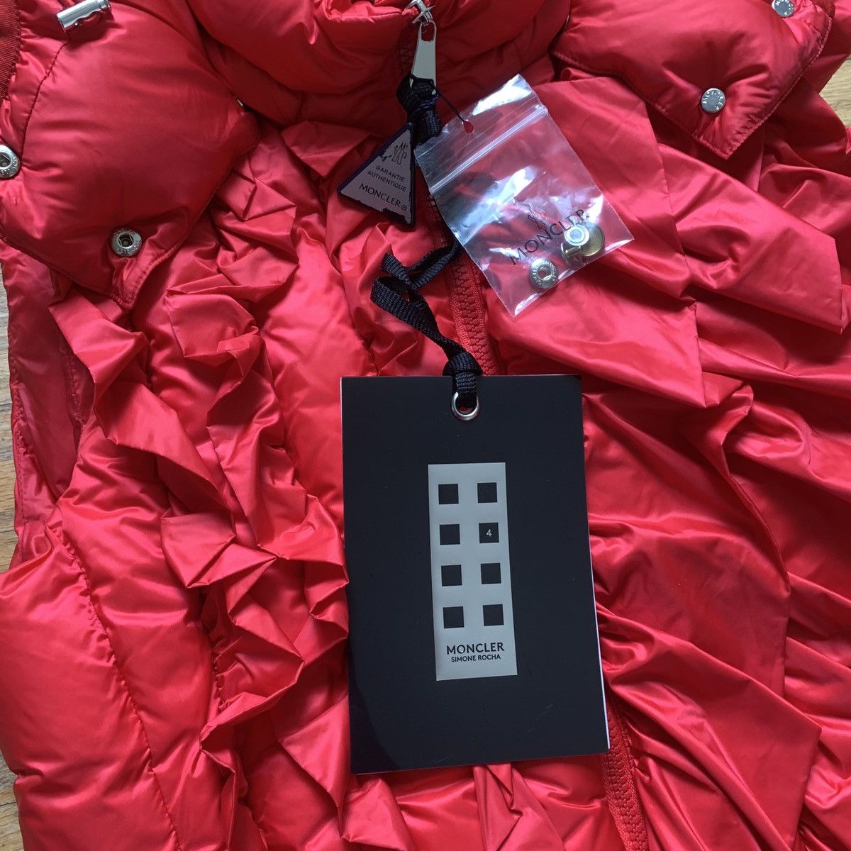 Moncler Genius 4 Simone Rocha FW2018 Ruffle Marianne Gilet Size S / US 4 / IT 40 - 5 Thumbnail