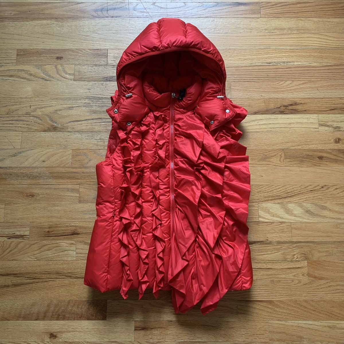 Moncler Genius 4 Simone Rocha FW2018 Ruffle Marianne Gilet Size S / US 4 / IT 40 - 1 Thumbnail
