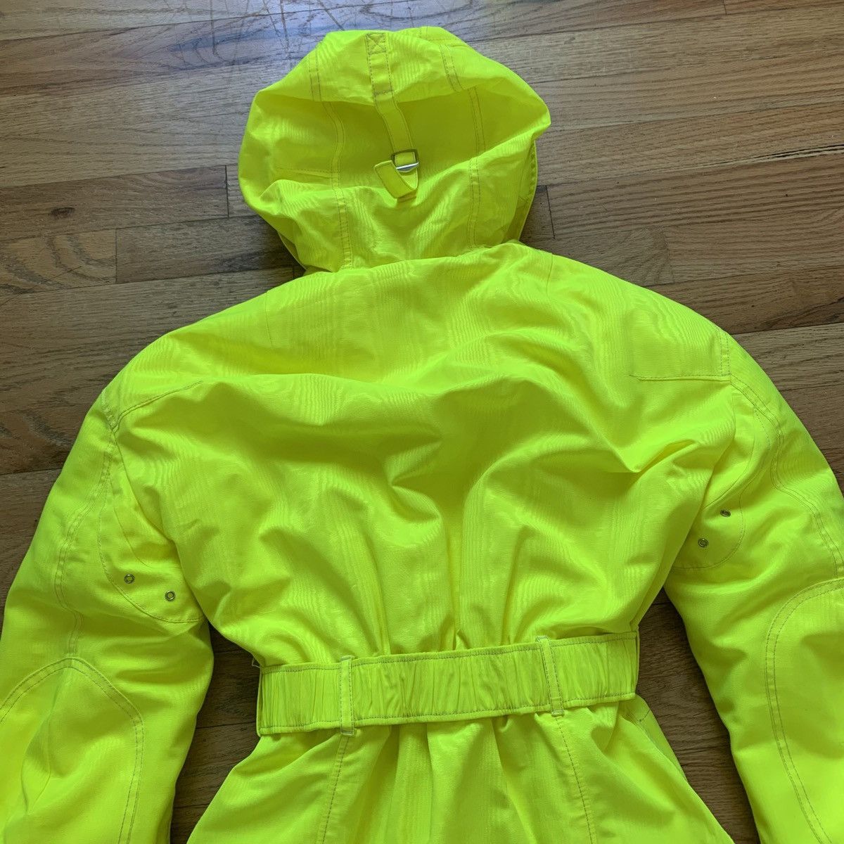 Marine Serre FW2019 Neon Moire Safety Parka Size US XS / EU 42 / 0 - 11 Thumbnail