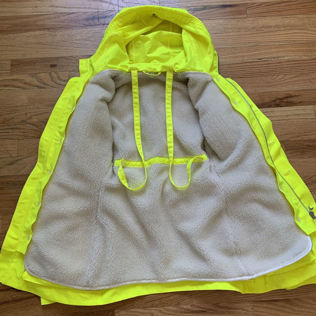 Marine Serre FW2019 Neon Moire Safety Parka Size US XS / EU 42 / 0 - 6 Thumbnail