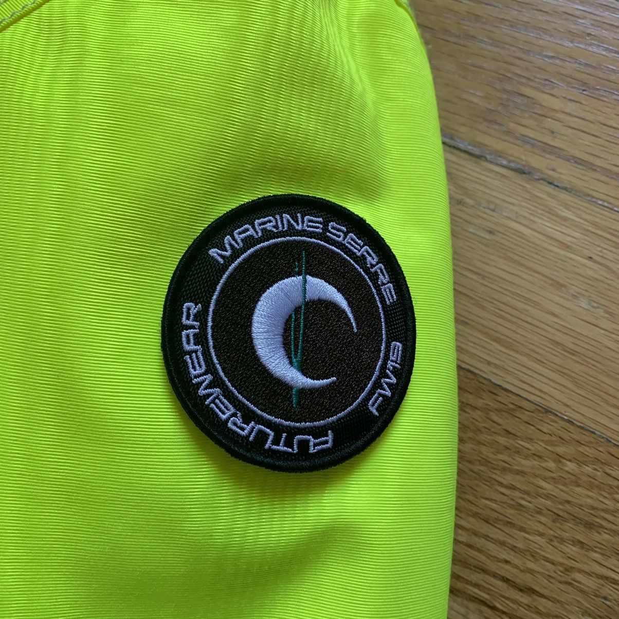 Marine Serre FW2019 Neon Moire Safety Parka Size US XS / EU 42 / 0 - 9 Thumbnail