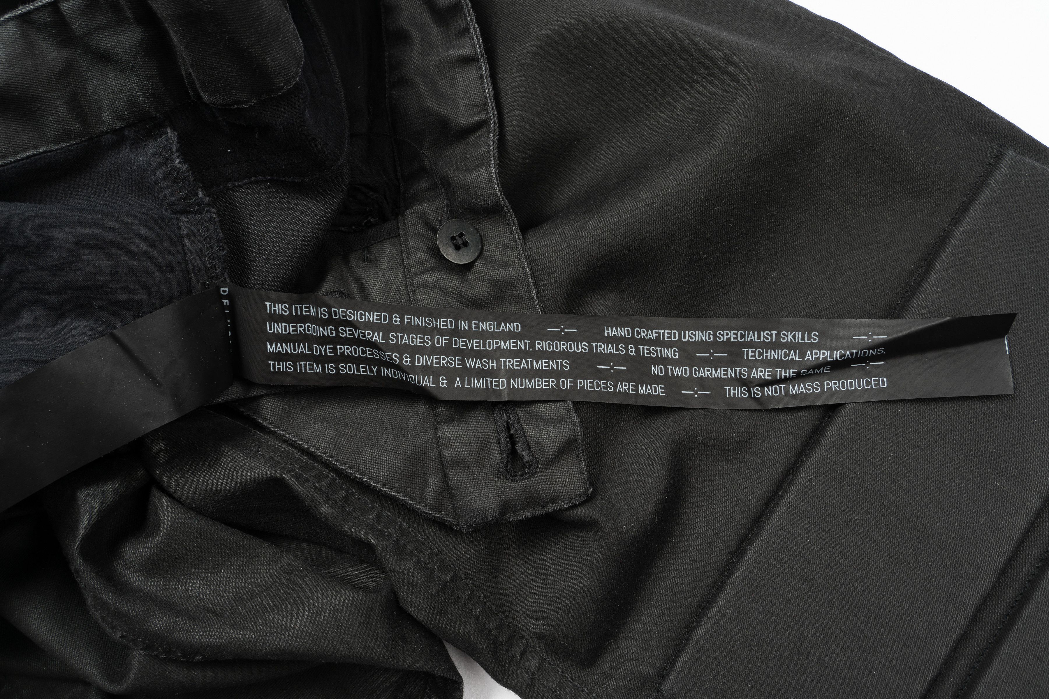 Delusion Delusion Black Waxed Pants Tundra like Boris Bidjan Saberi Size US 34 / EU 50 - 16 Thumbnail