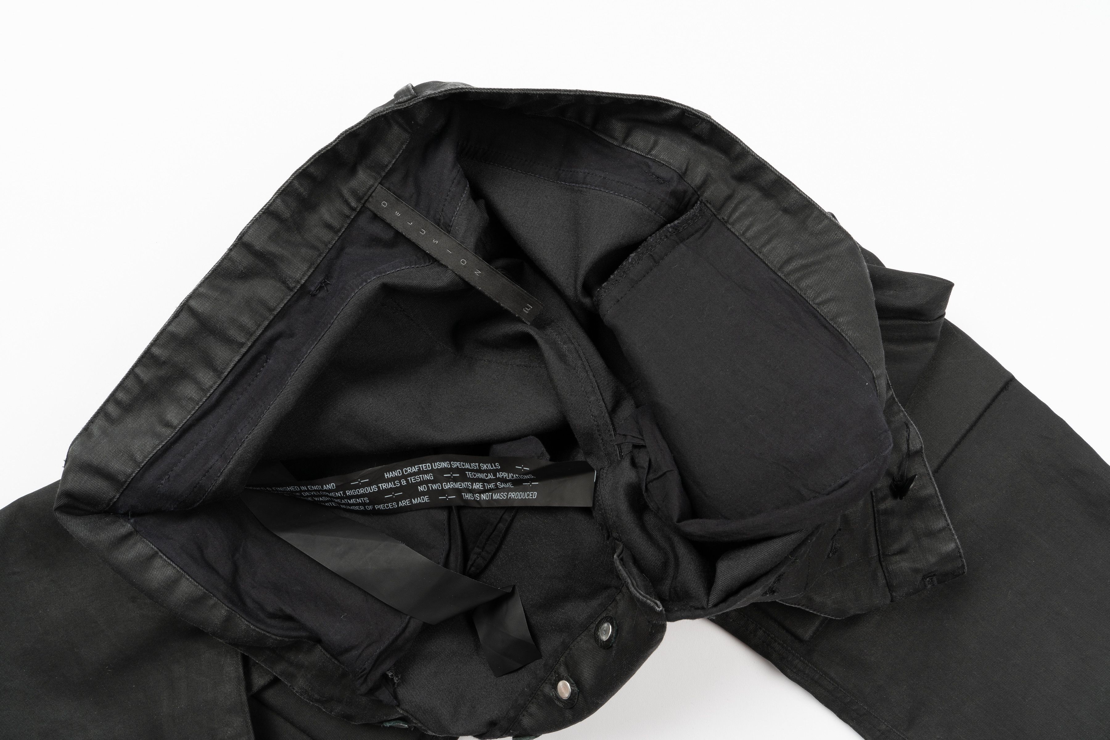 Delusion Delusion Black Waxed Pants Tundra like Boris Bidjan Saberi Size US 34 / EU 50 - 11 Thumbnail