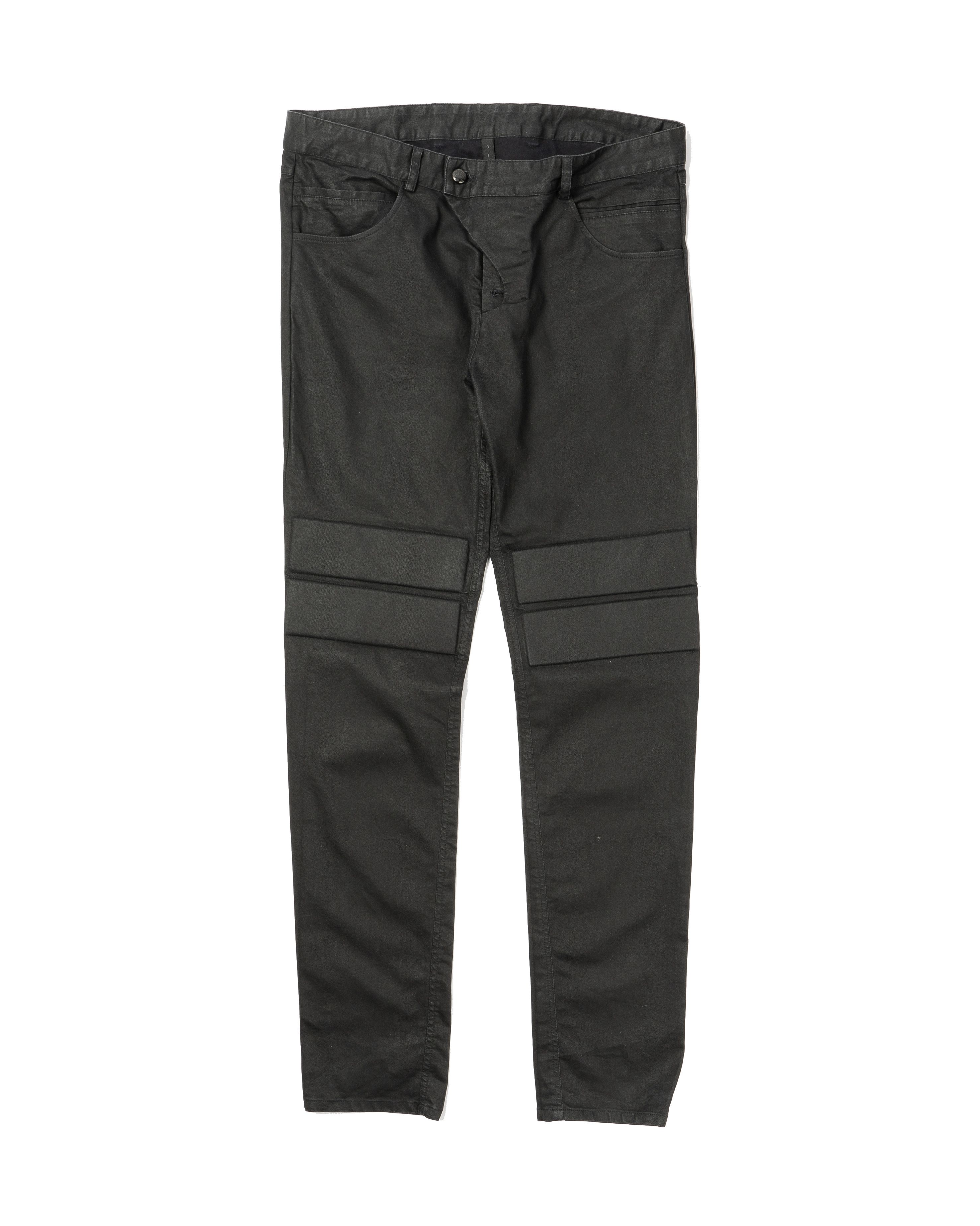 Delusion Delusion Black Waxed Pants Tundra like Boris Bidjan Saberi Size US 34 / EU 50 - 1 Thumbnail