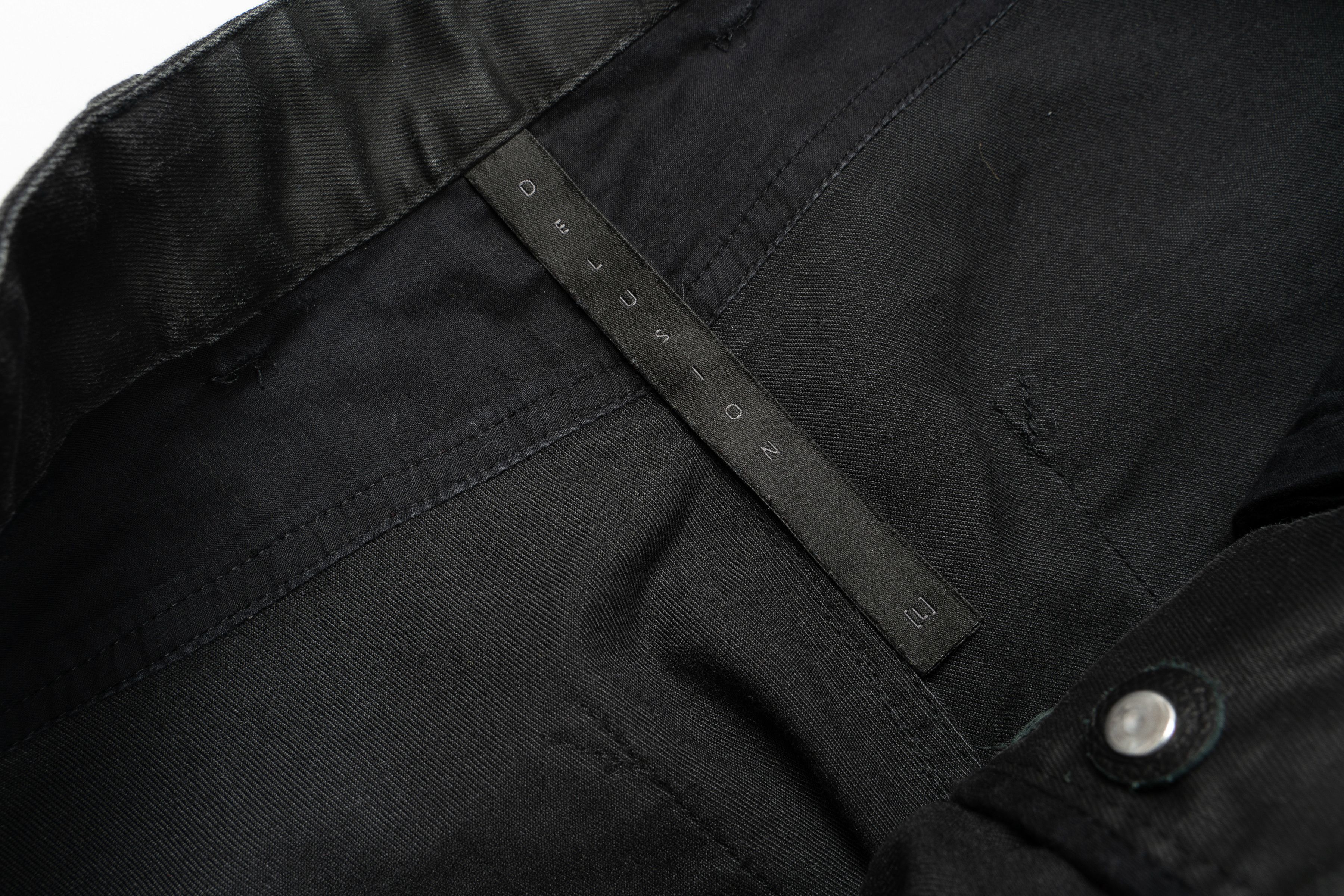 Delusion Delusion Black Waxed Pants Tundra like Boris Bidjan Saberi Size US 34 / EU 50 - 3 Thumbnail