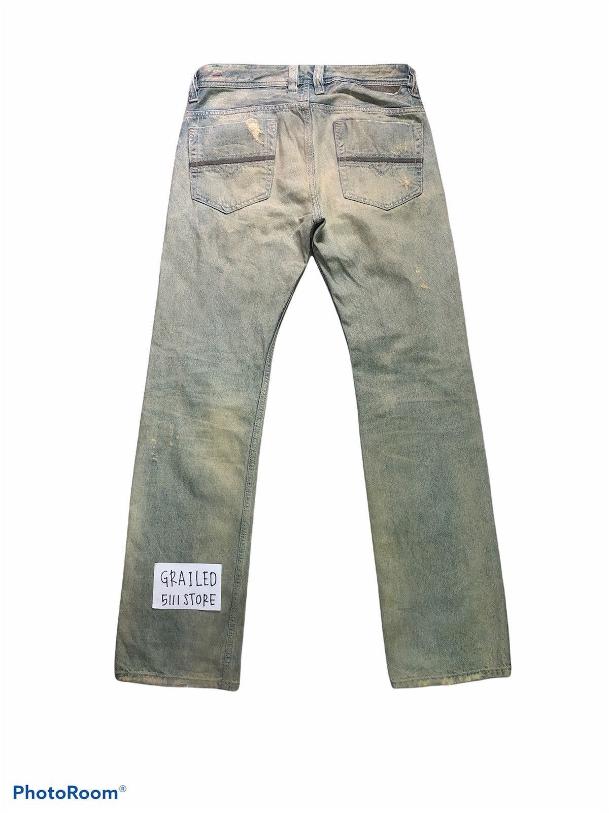 Diesel RUSTY⚡️⚡️⚡️DIESEL SAFADO JEANS Size US 31 - 2 Thumbnail