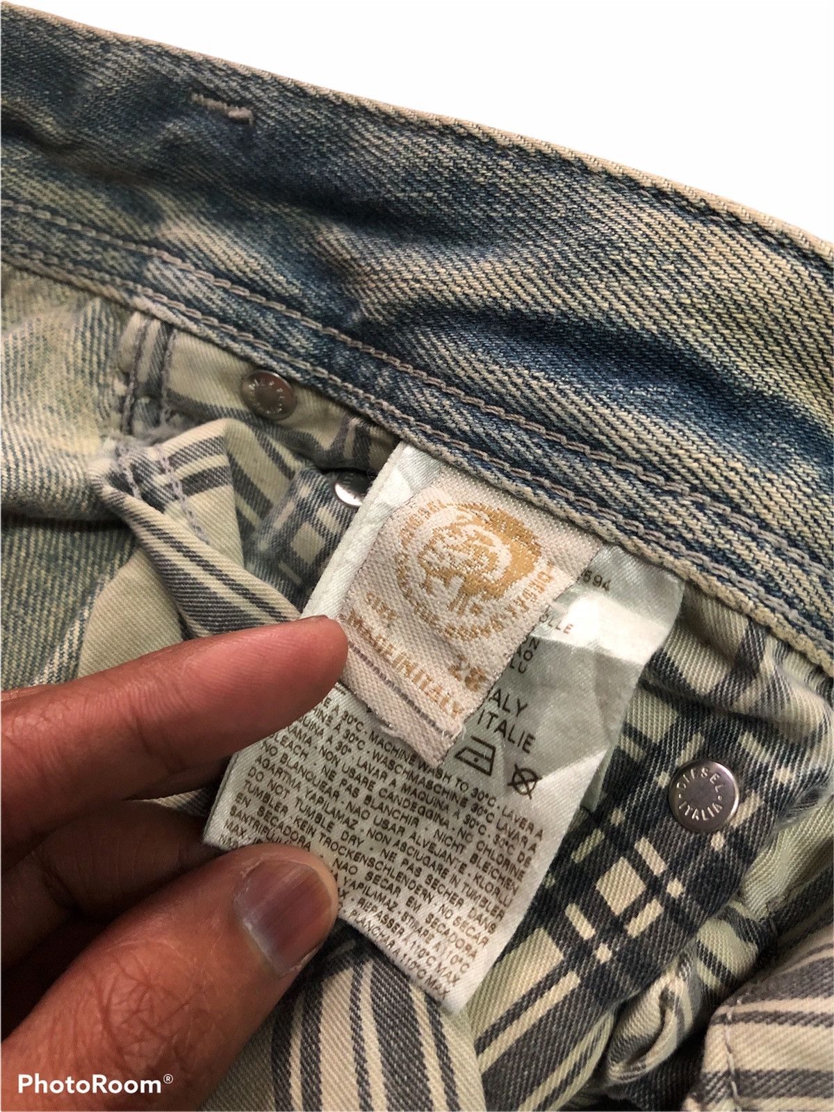 Diesel RUSTY⚡️⚡️⚡️DIESEL SAFADO JEANS Size US 31 - 8 Thumbnail