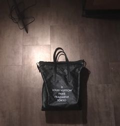 Cloth bag Louis Vuitton x Fragment Black in Cloth - 10419263
