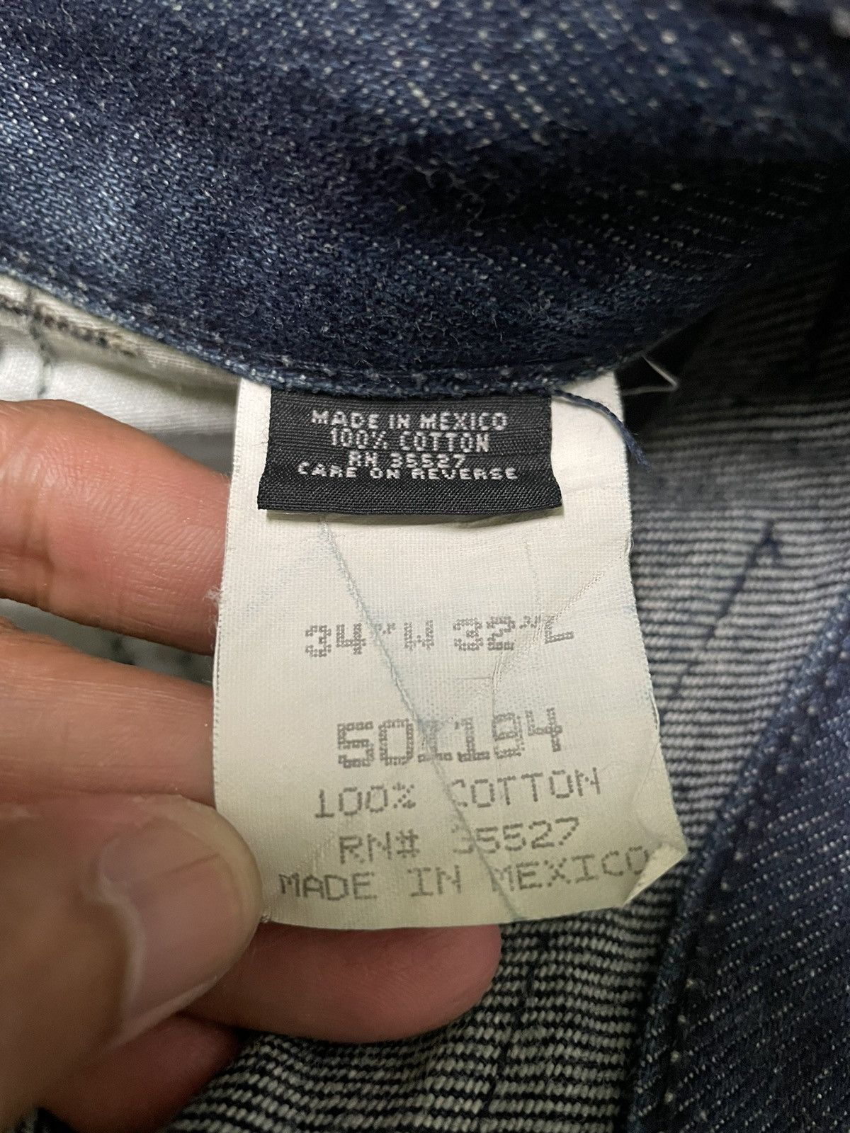 Designer Vintage Meezy Jeans Size US 34 / EU 50 - 10 Thumbnail