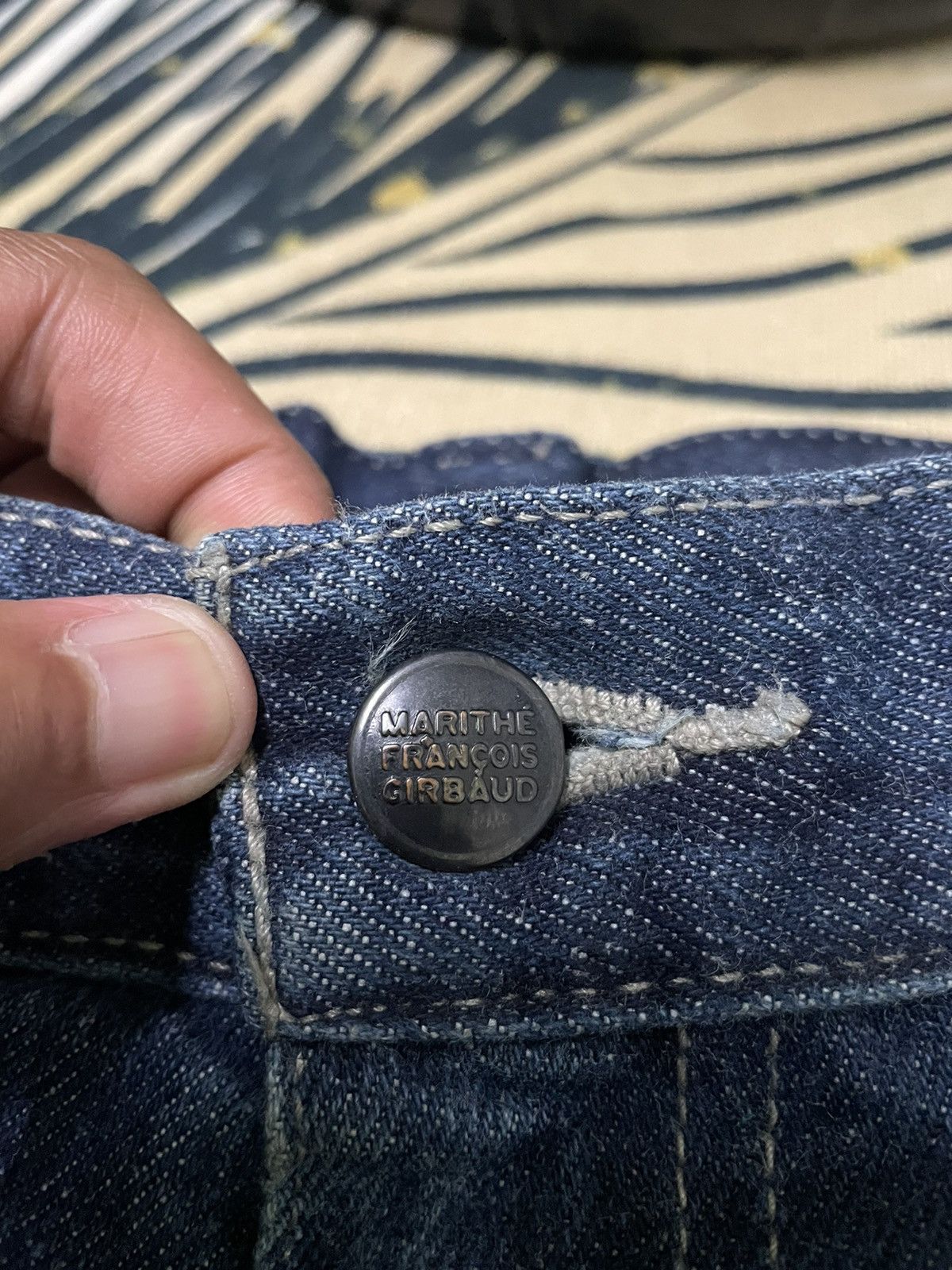 Designer Vintage Meezy Jeans Size US 34 / EU 50 - 5 Thumbnail