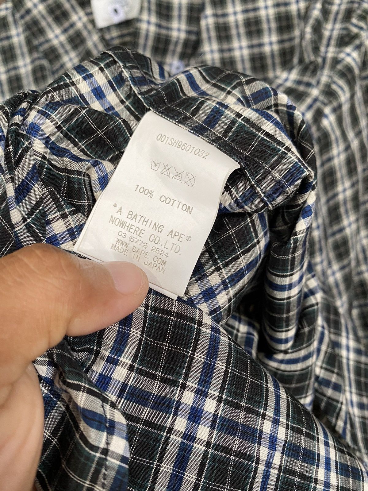 Bape Bape Flannel Tshirt By Nigo Limited Edition Size US XL / EU 56 / 4 - 10 Thumbnail