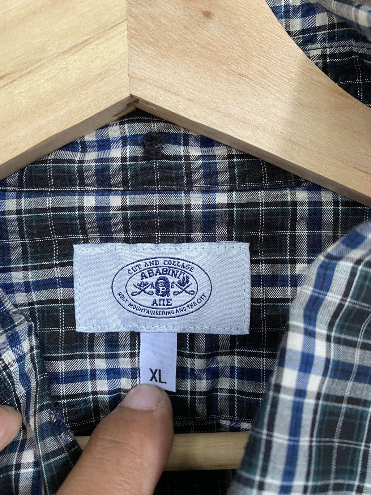 Bape Bape Flannel Tshirt By Nigo Limited Edition Size US XL / EU 56 / 4 - 5 Thumbnail