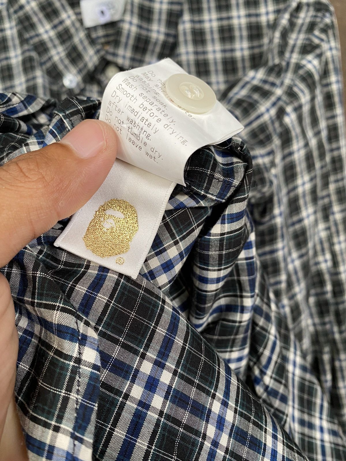 Bape Bape Flannel Tshirt By Nigo Limited Edition Size US XL / EU 56 / 4 - 8 Thumbnail