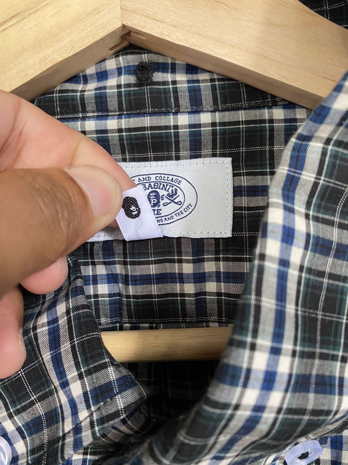 Bape Bape Flannel Tshirt By Nigo Limited Edition Size US XL / EU 56 / 4 - 6 Thumbnail