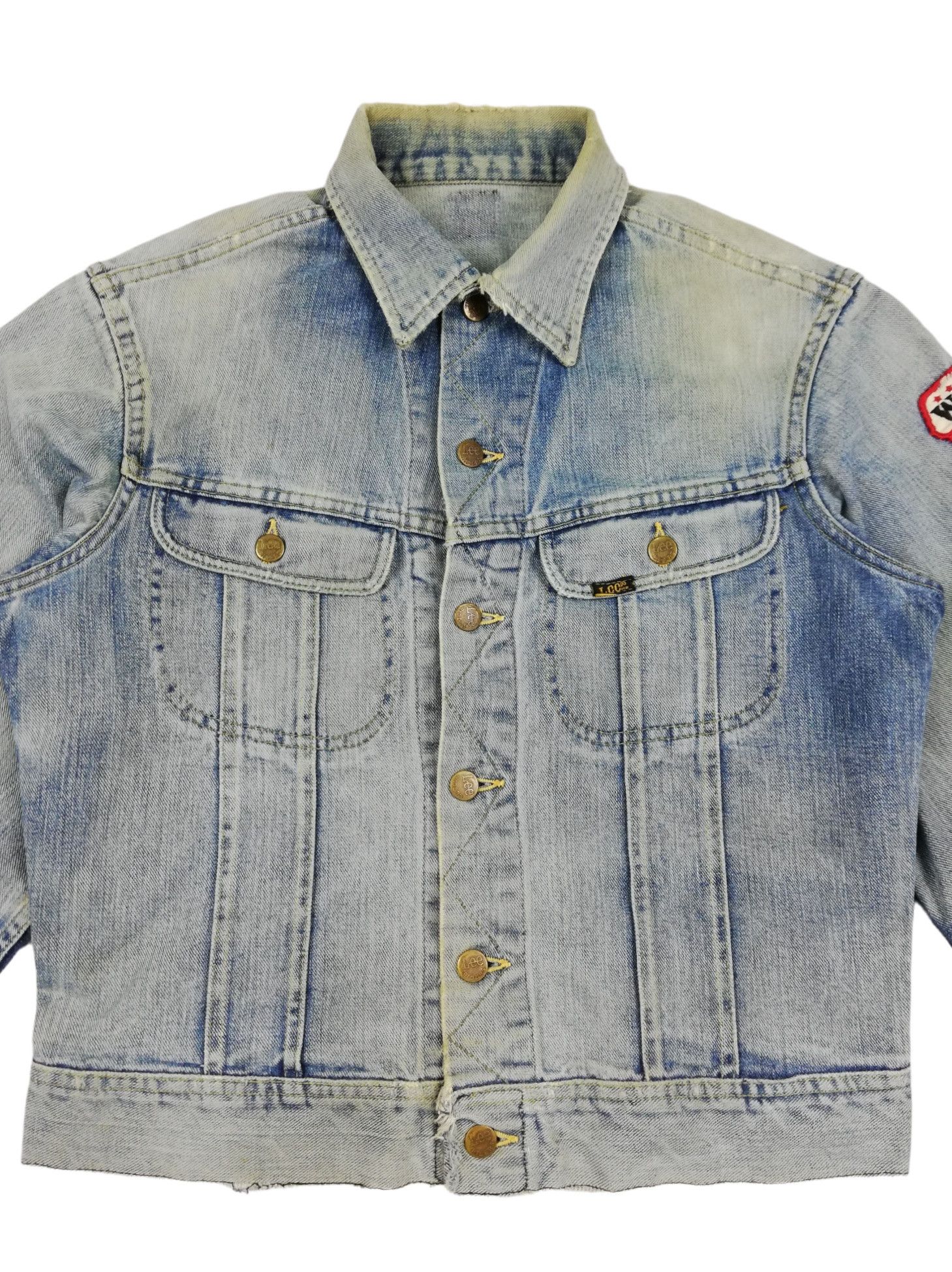 Lee × Vintage 🔥1960's LEE Riders 109-JY Sanforized Trucker Denim Jacket Size US M / EU 48-50 / 2 - 3 Thumbnail