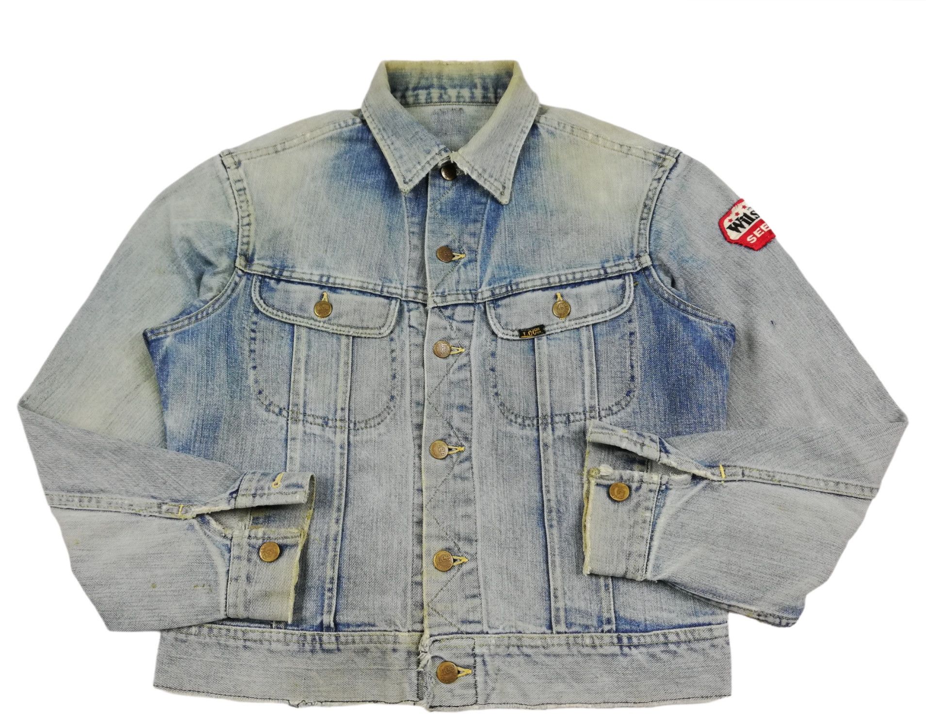 Lee × Vintage 🔥1960's LEE Riders 109-JY Sanforized Trucker Denim Jacket Size US M / EU 48-50 / 2 - 6 Thumbnail