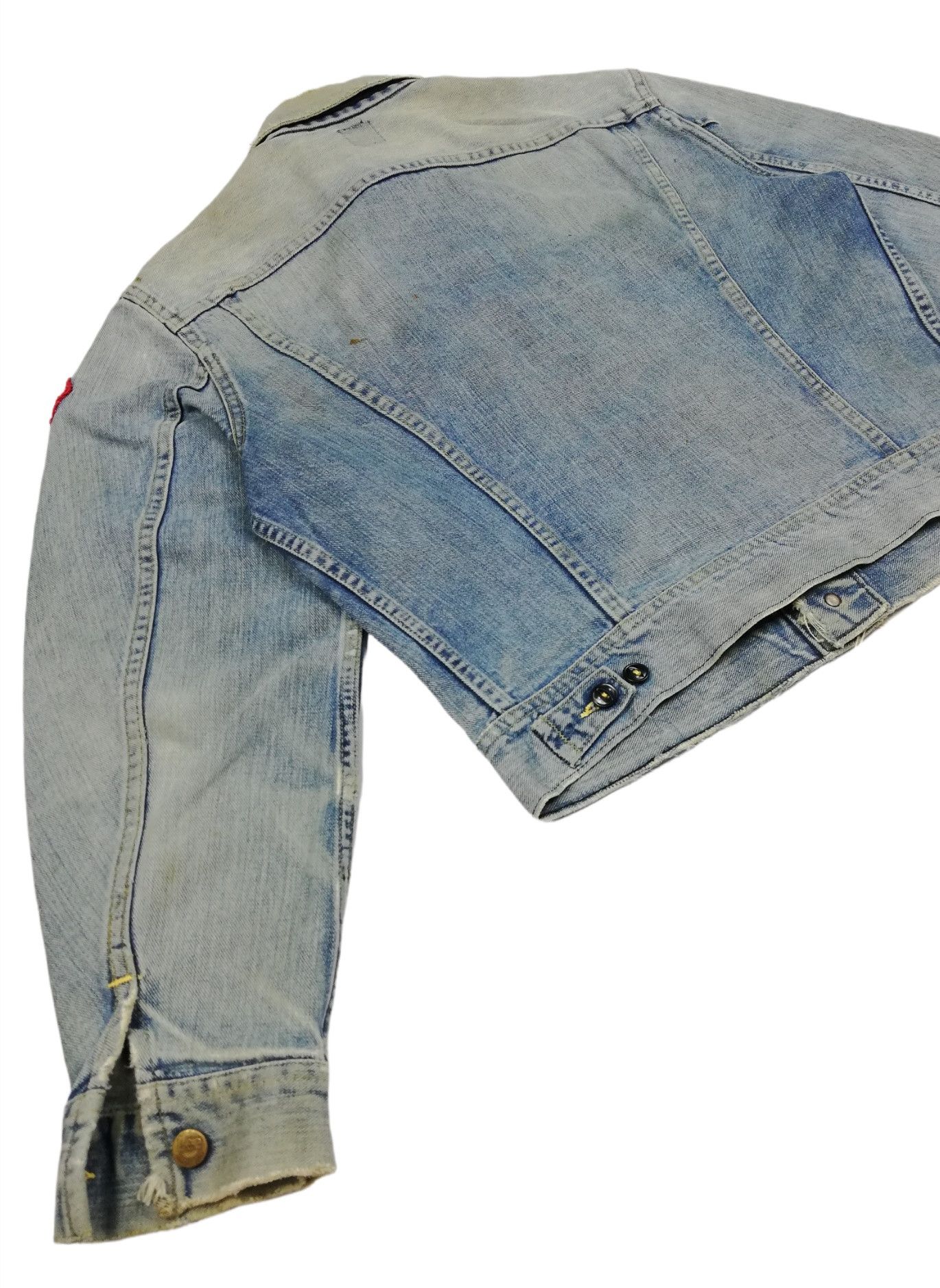 Lee × Vintage 🔥1960's LEE Riders 109-JY Sanforized Trucker Denim Jacket Size US M / EU 48-50 / 2 - 16 Thumbnail
