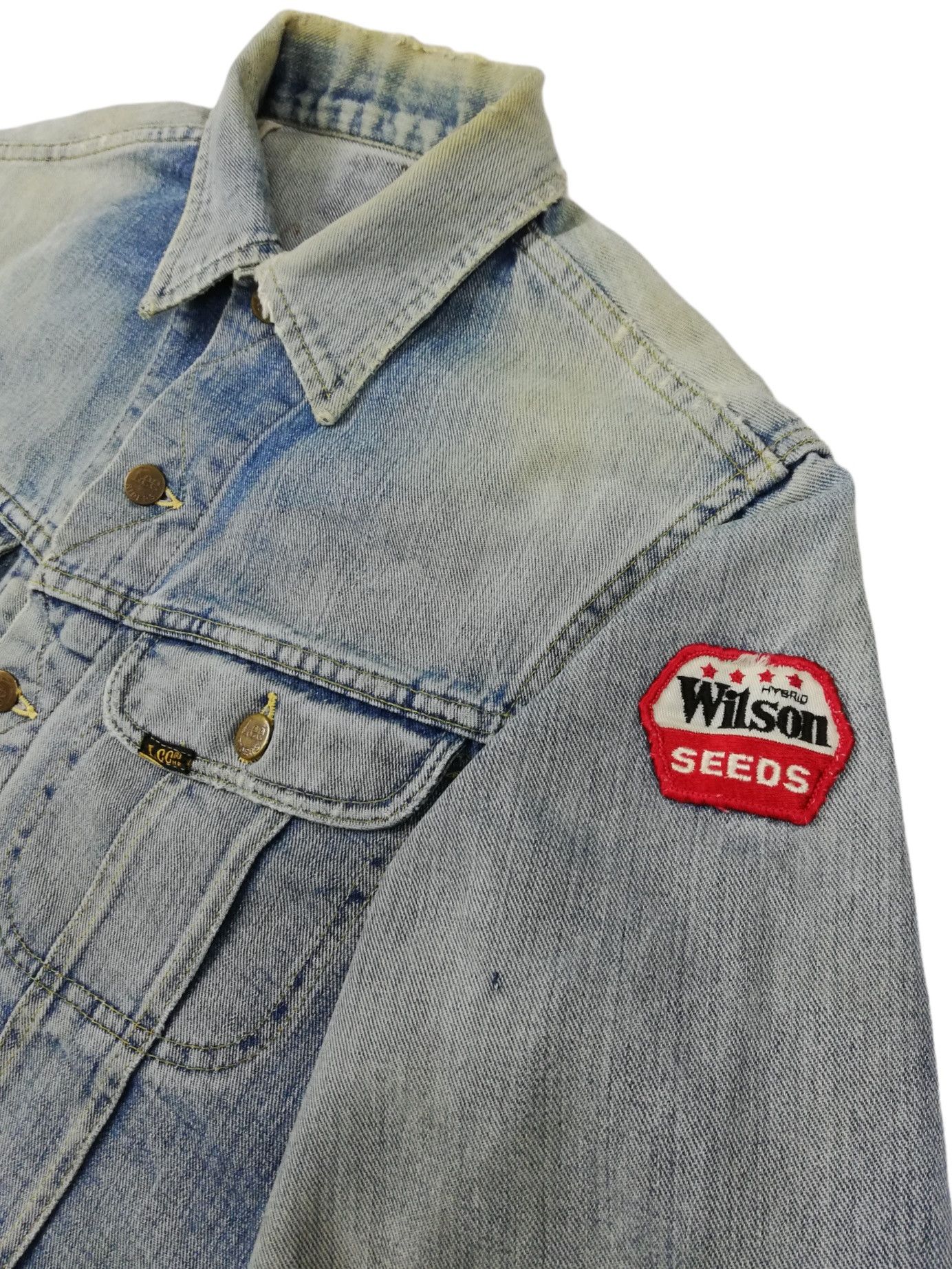 Lee × Vintage 🔥1960's LEE Riders 109-JY Sanforized Trucker Denim Jacket Size US M / EU 48-50 / 2 - 12 Thumbnail