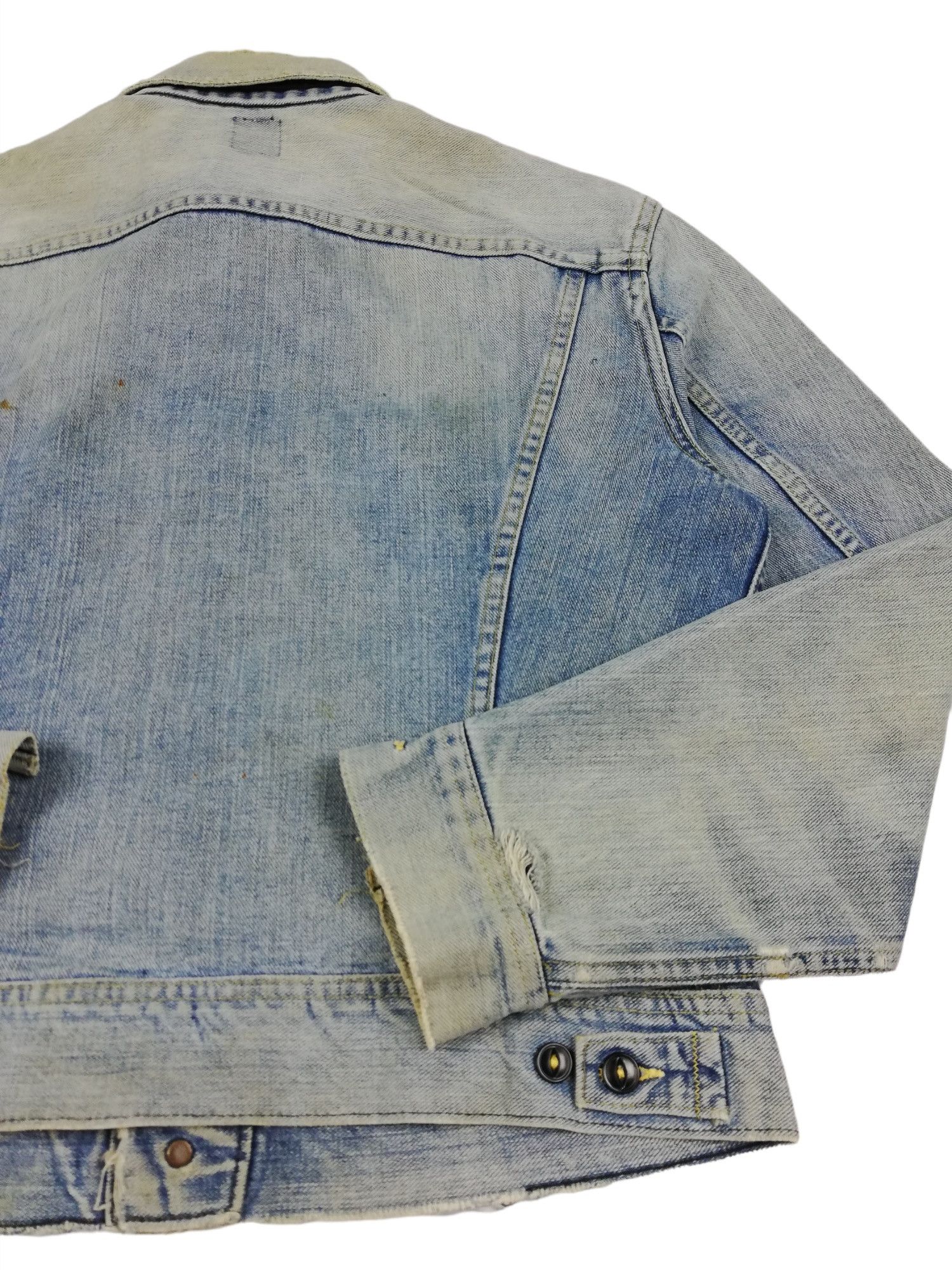Lee × Vintage 🔥1960's LEE Riders 109-JY Sanforized Trucker Denim Jacket Size US M / EU 48-50 / 2 - 20 Thumbnail