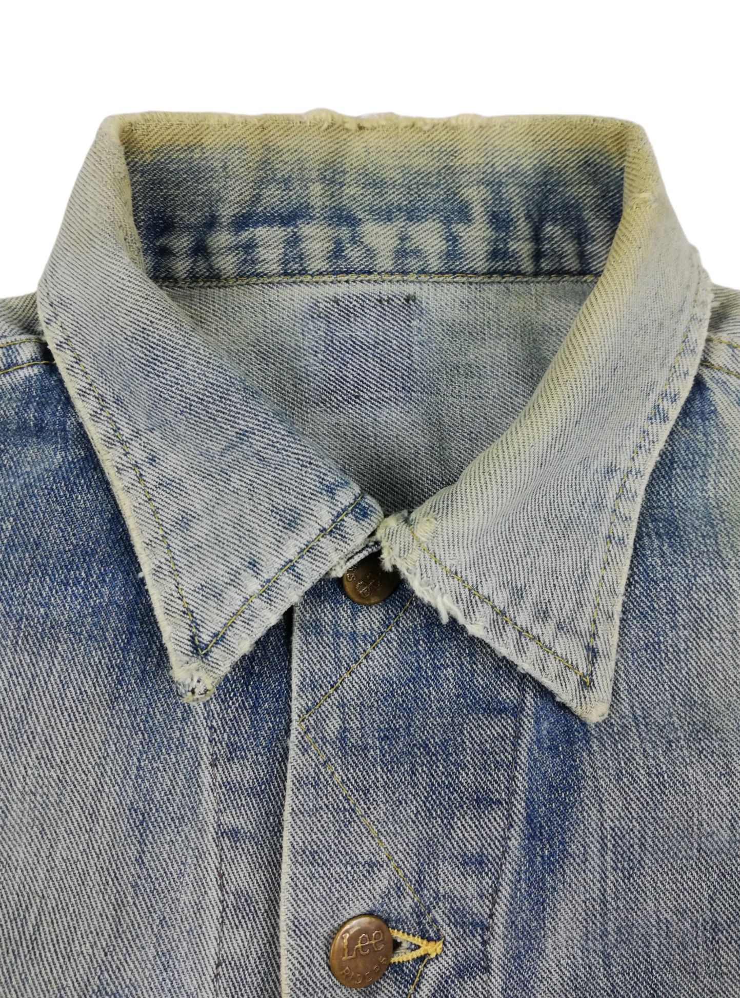Lee × Vintage 🔥1960's LEE Riders 109-JY Sanforized Trucker Denim Jacket Size US M / EU 48-50 / 2 - 7 Thumbnail