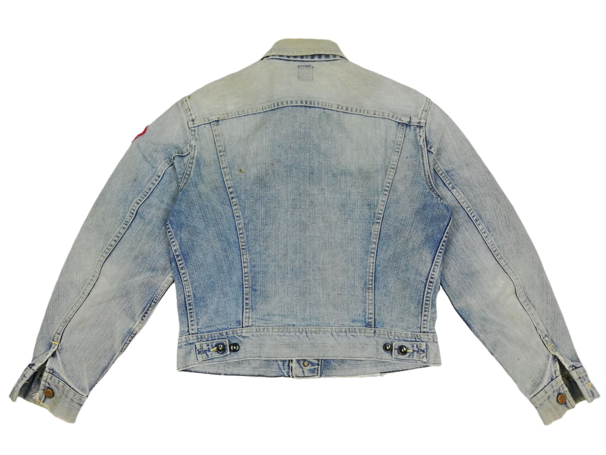 Lee × Vintage 🔥1960's LEE Riders 109-JY Sanforized Trucker Denim Jacket Size US M / EU 48-50 / 2 - 15 Thumbnail