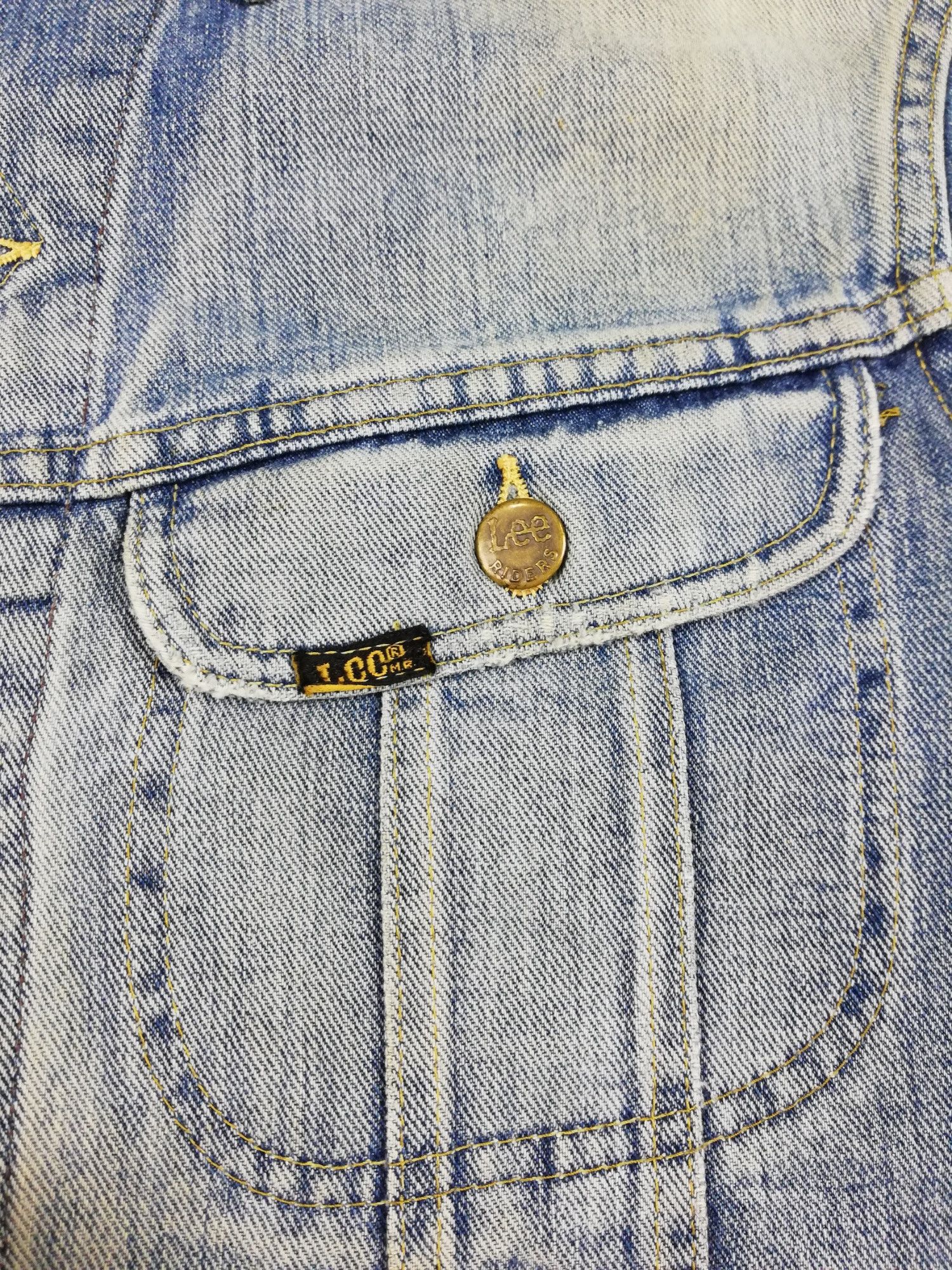 Lee × Vintage 🔥1960's LEE Riders 109-JY Sanforized Trucker Denim Jacket Size US M / EU 48-50 / 2 - 10 Thumbnail