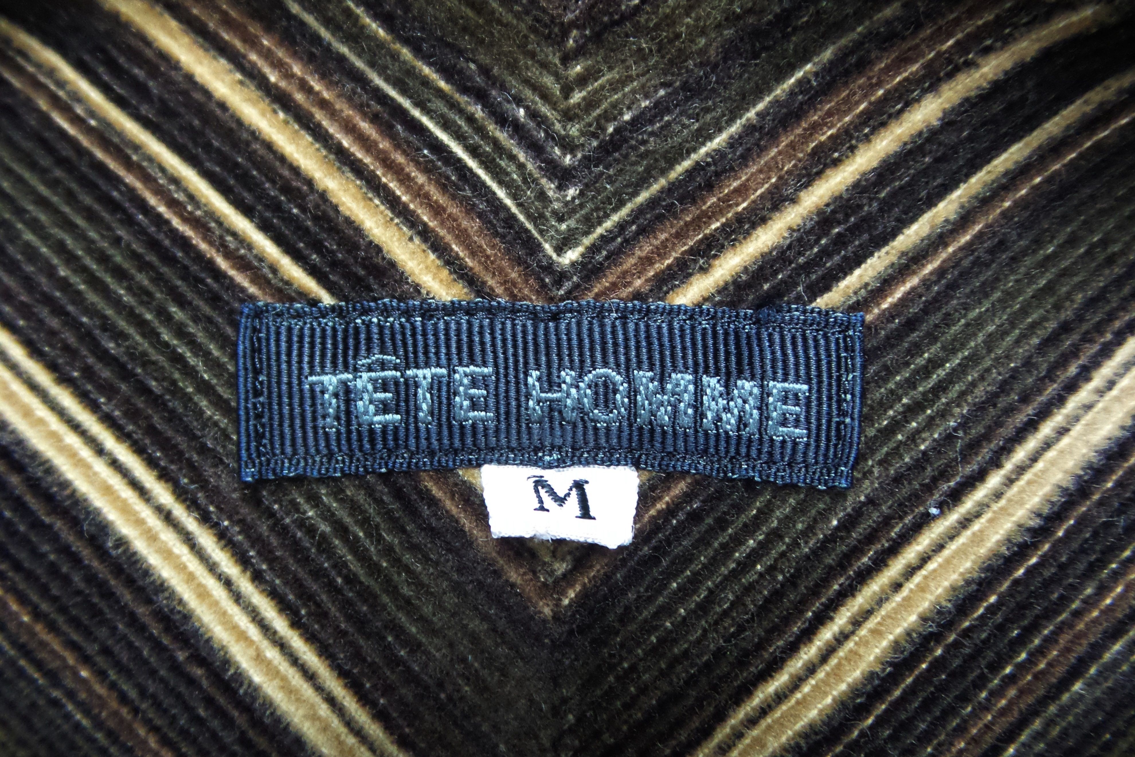 Japanese Brand × Tete Homme Tête Homme Western Design Stripes Shirts Size US M / EU 48-50 / 2 - 3 Thumbnail