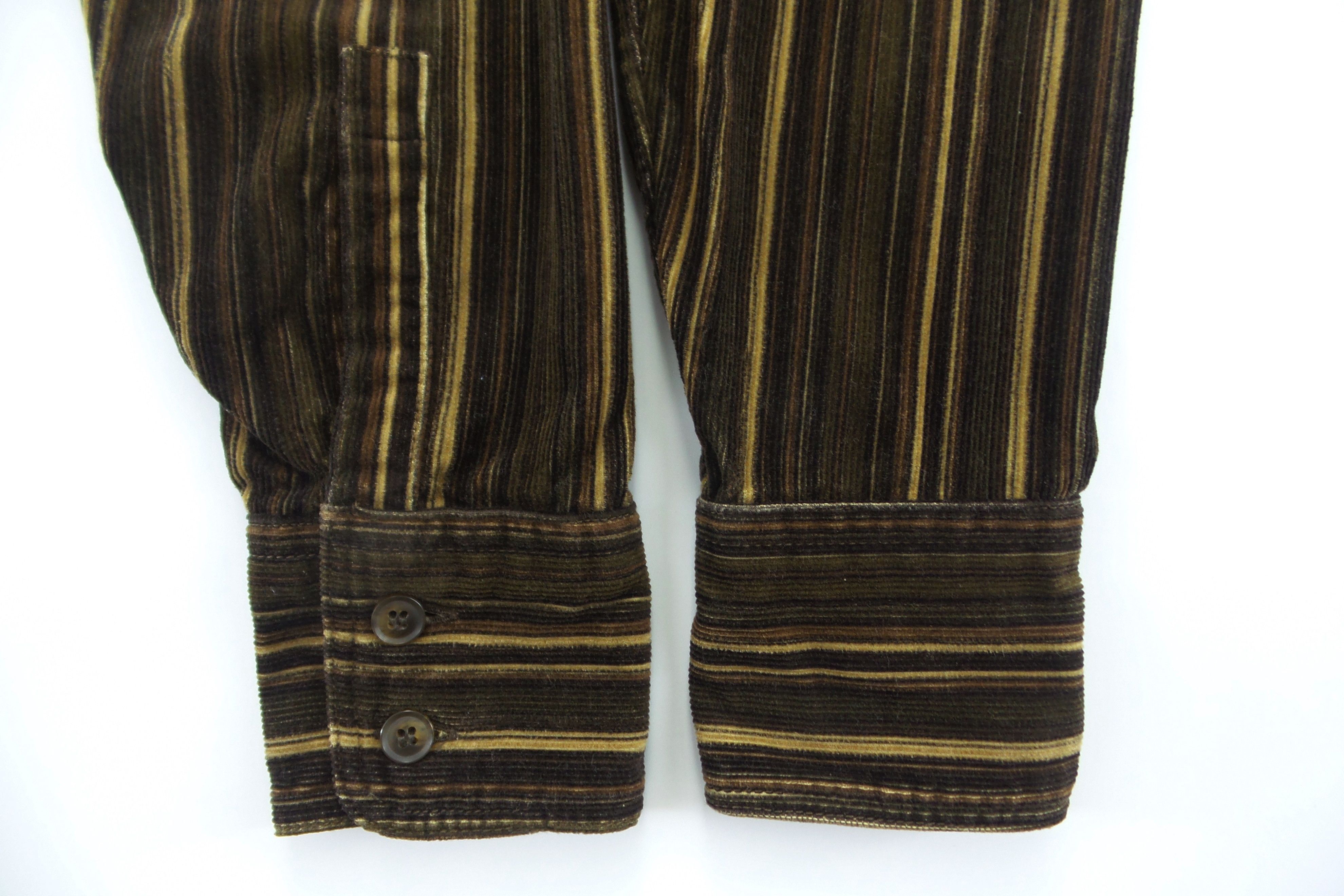 Japanese Brand × Tete Homme Tête Homme Western Design Stripes Shirts Size US M / EU 48-50 / 2 - 7 Thumbnail