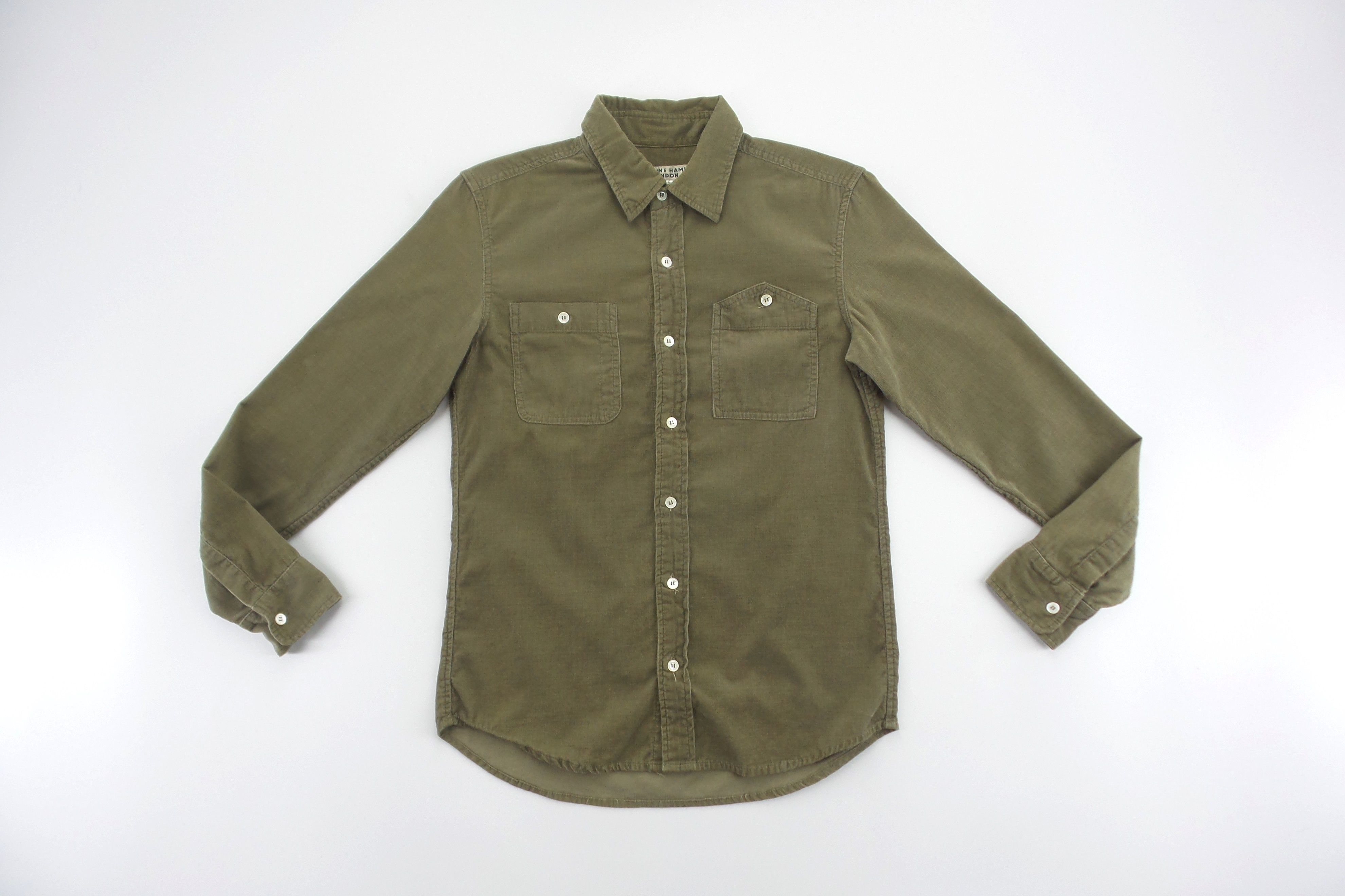 Katharine Hamnett London Katharine Hamnett Green Button Ups Shirts Size US L / EU 52-54 / 3 - 1 Thumbnail